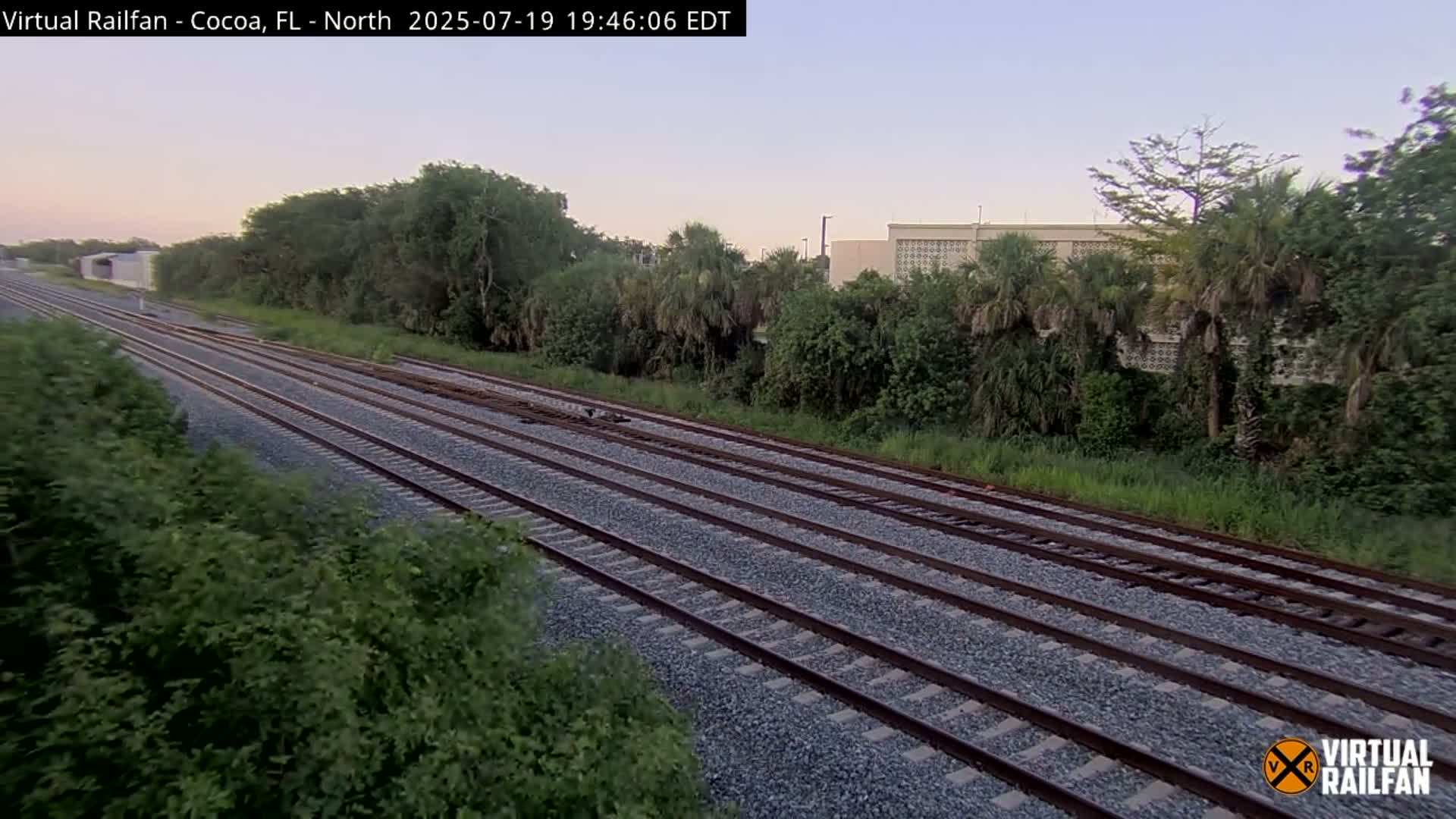 Cocoa, Florida East Coast Railway Brightline Live Cam - Cocoa, Brevard, Florida, USA