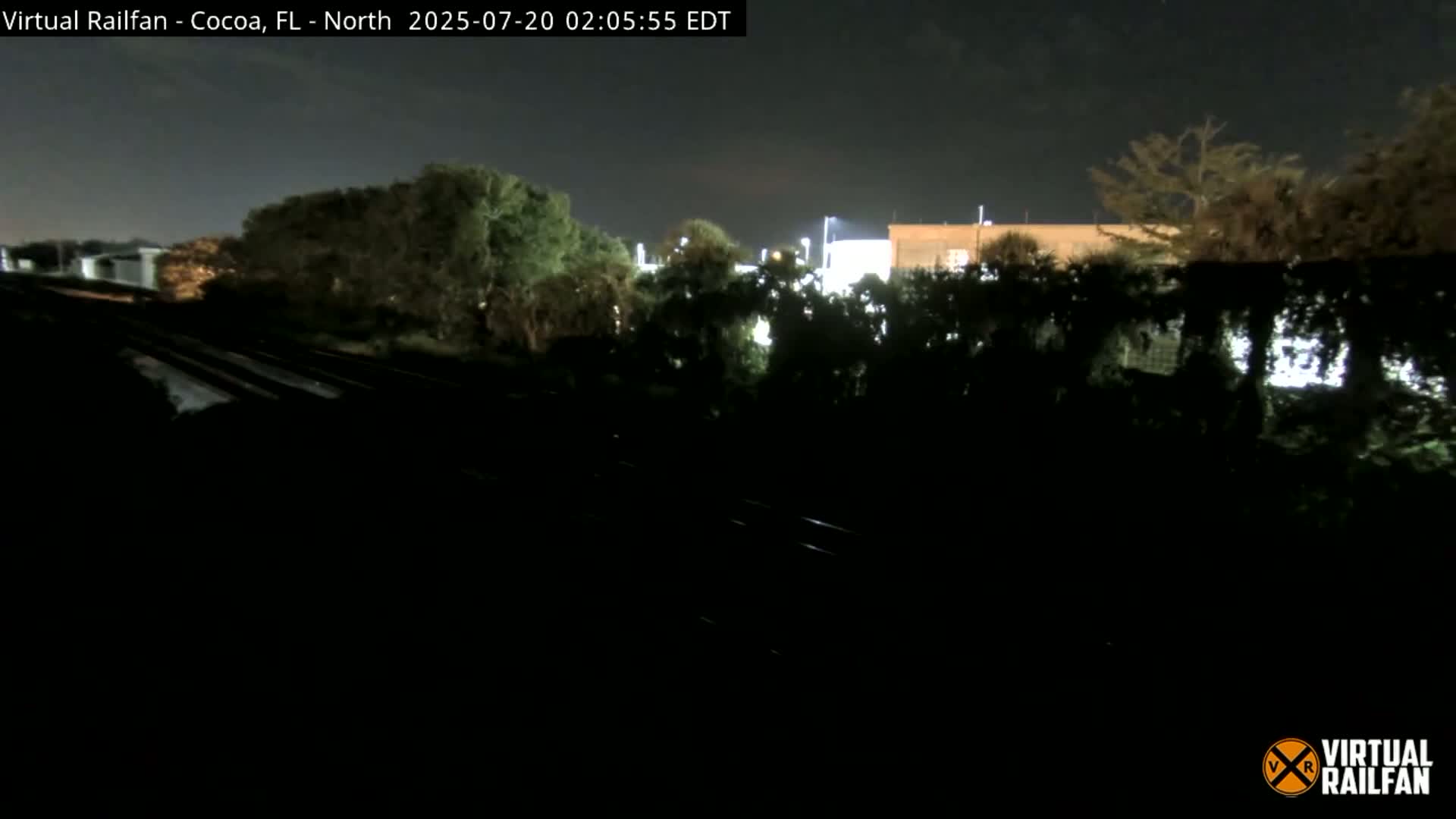 Cocoa, Florida East Coast Railway Brightline Live Cam - Cocoa, Brevard, Florida, USA