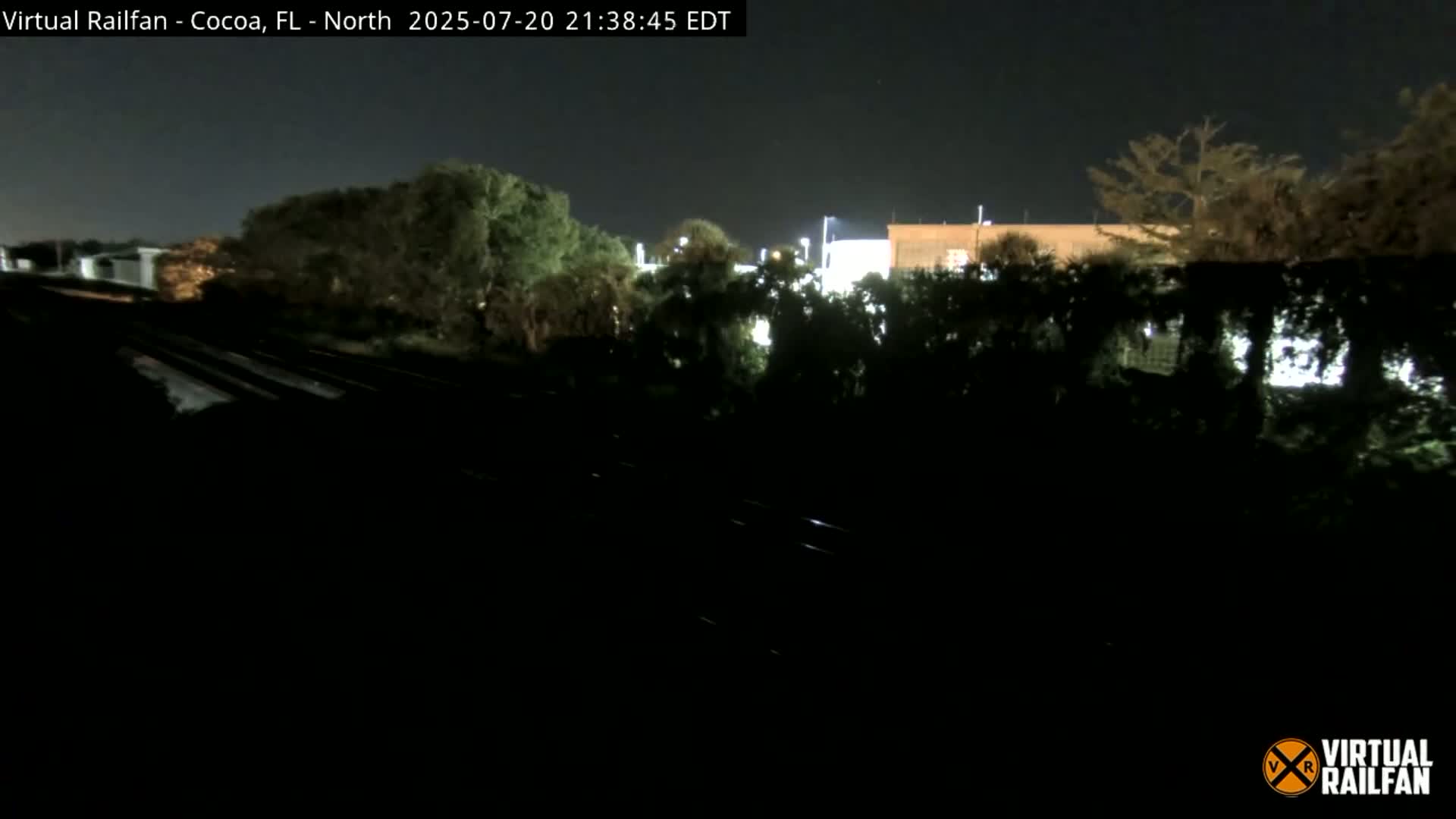 Cocoa, Florida East Coast Railway Brightline Live Cam - Cocoa, Brevard, Florida, USA