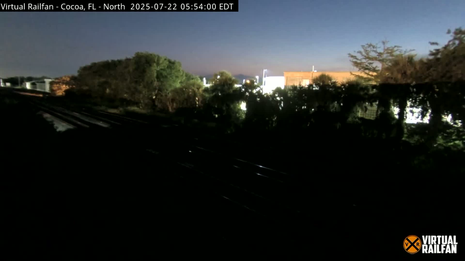 Cocoa, Florida East Coast Railway Brightline Live Cam - Cocoa, Brevard, Florida, USA