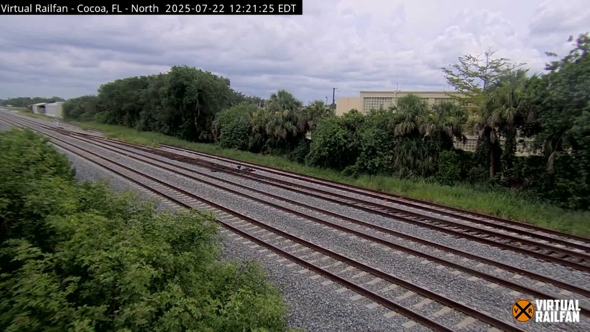 Cocoa, Florida East Coast Railway Brightline Live Cam - Cocoa, Brevard, Florida, USA