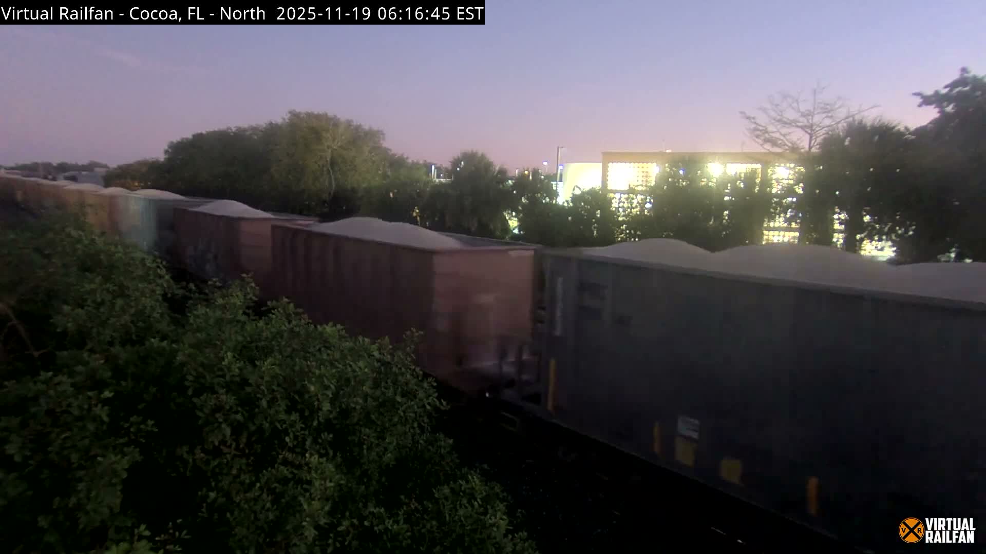 Cocoa, Florida East Coast Railway Brightline Live Cam - Cocoa, Brevard, Florida, USA