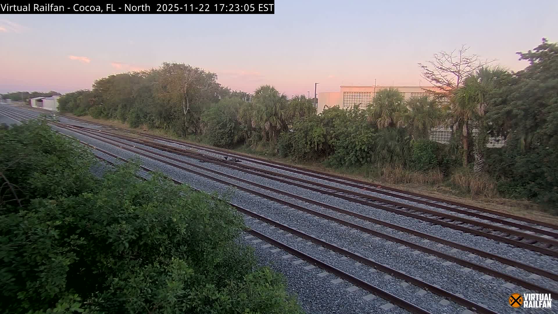 Cocoa, Florida East Coast Railway Brightline Live Cam - Cocoa, Brevard, Florida, USA