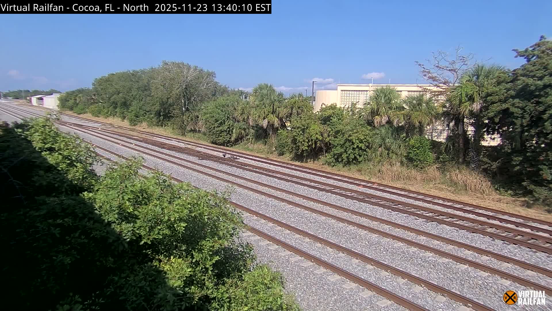 Cocoa, Florida East Coast Railway Brightline Live Cam - Cocoa, Brevard, Florida, USA