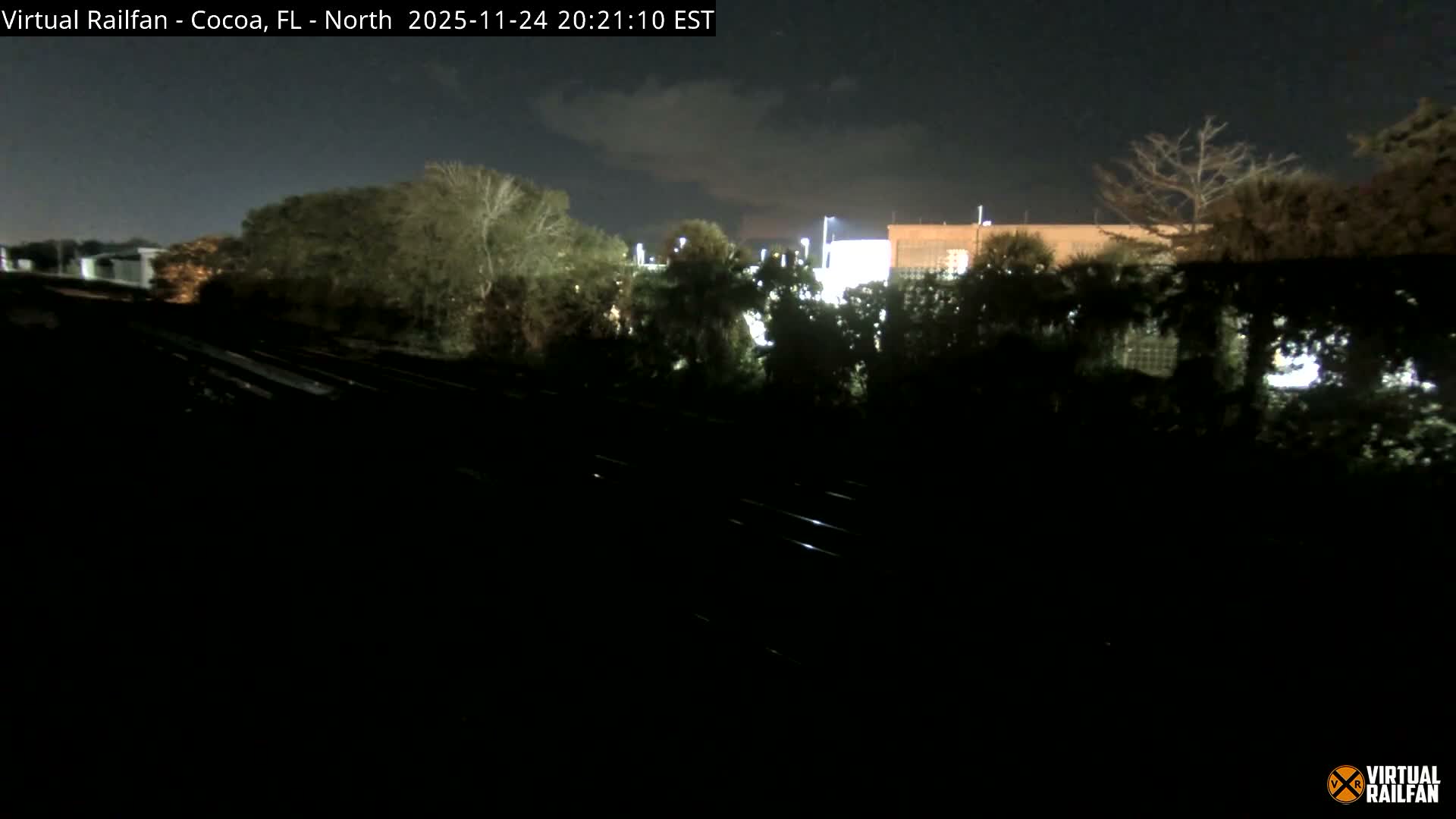 Cocoa, Florida East Coast Railway Brightline Live Cam - Cocoa, Brevard, Florida, USA