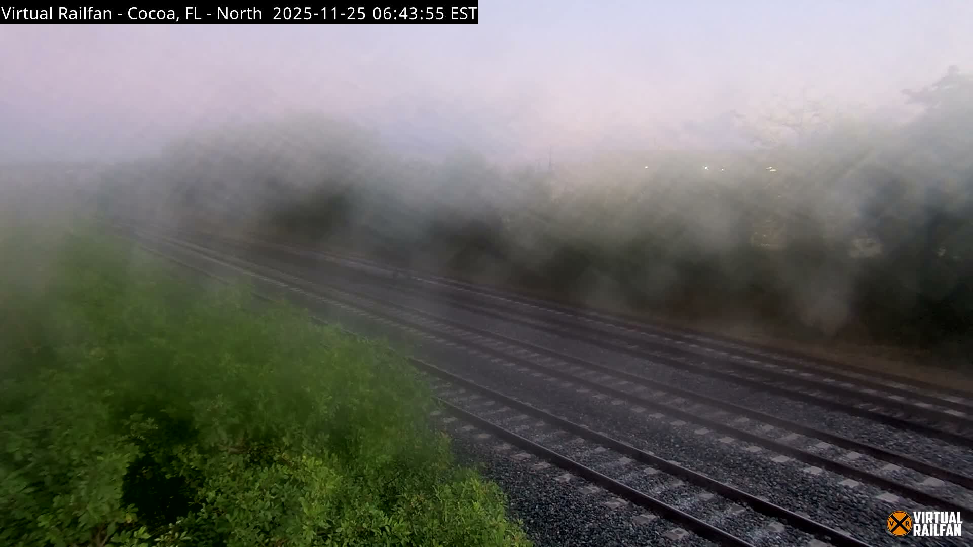 Cocoa, Florida East Coast Railway Brightline Live Cam - Cocoa, Brevard, Florida, USA