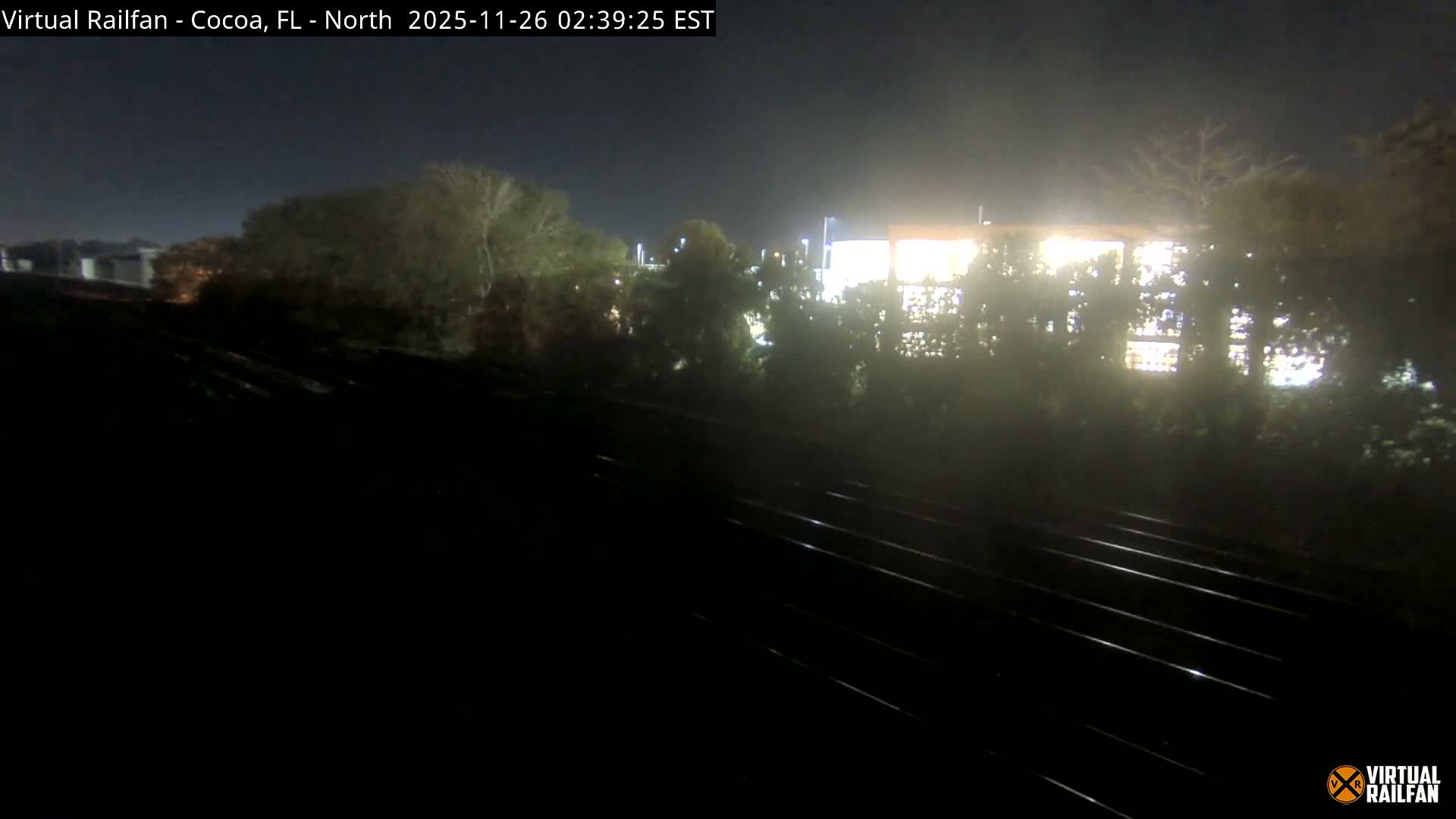 Cocoa, Florida East Coast Railway Brightline Live Cam - Cocoa, Brevard, Florida, USA
