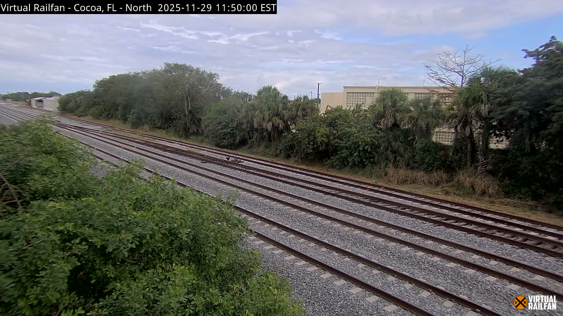 Cocoa, Florida East Coast Railway Brightline Live Cam - Cocoa, Brevard, Florida, USA