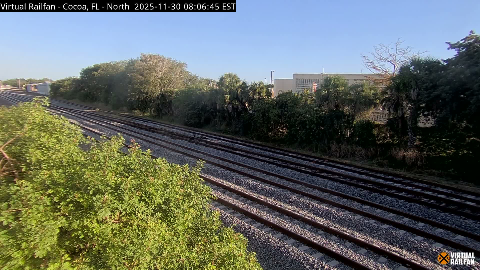 Cocoa, Florida East Coast Railway Brightline Live Cam - Cocoa, Brevard, Florida, USA