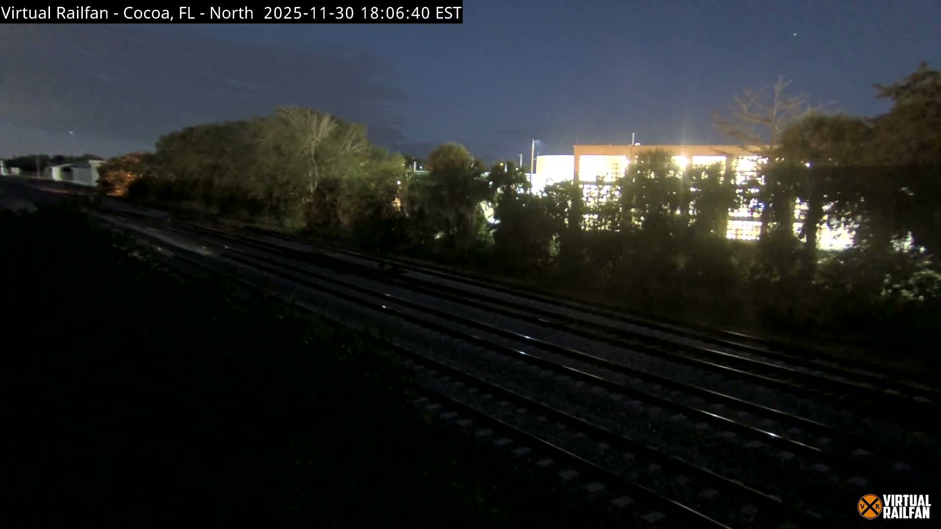 Cocoa, Florida East Coast Railway Brightline Live Cam - Cocoa, Brevard, Florida, USA
