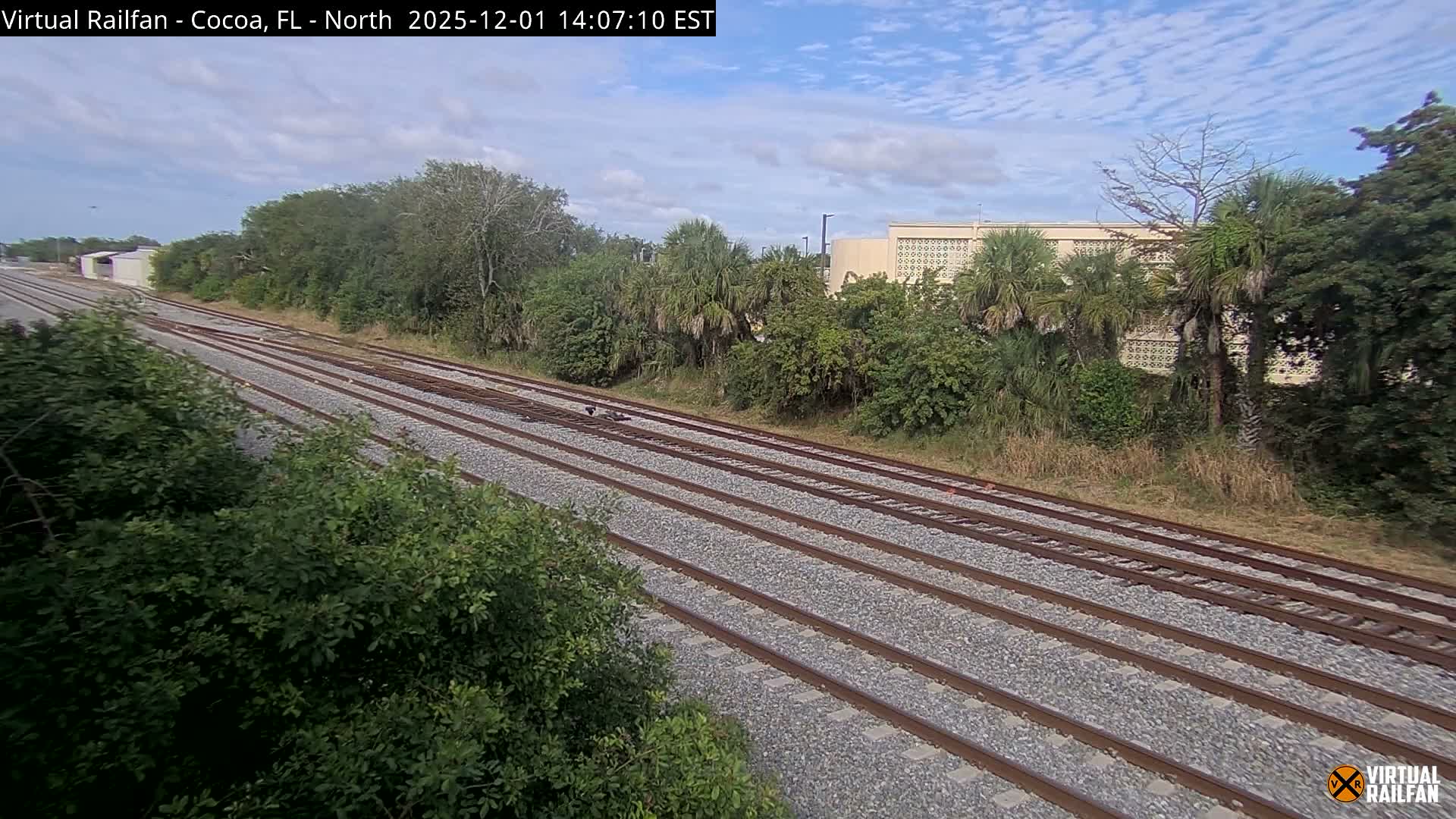 Cocoa, Florida East Coast Railway Brightline Live Cam - Cocoa, Brevard, Florida, USA