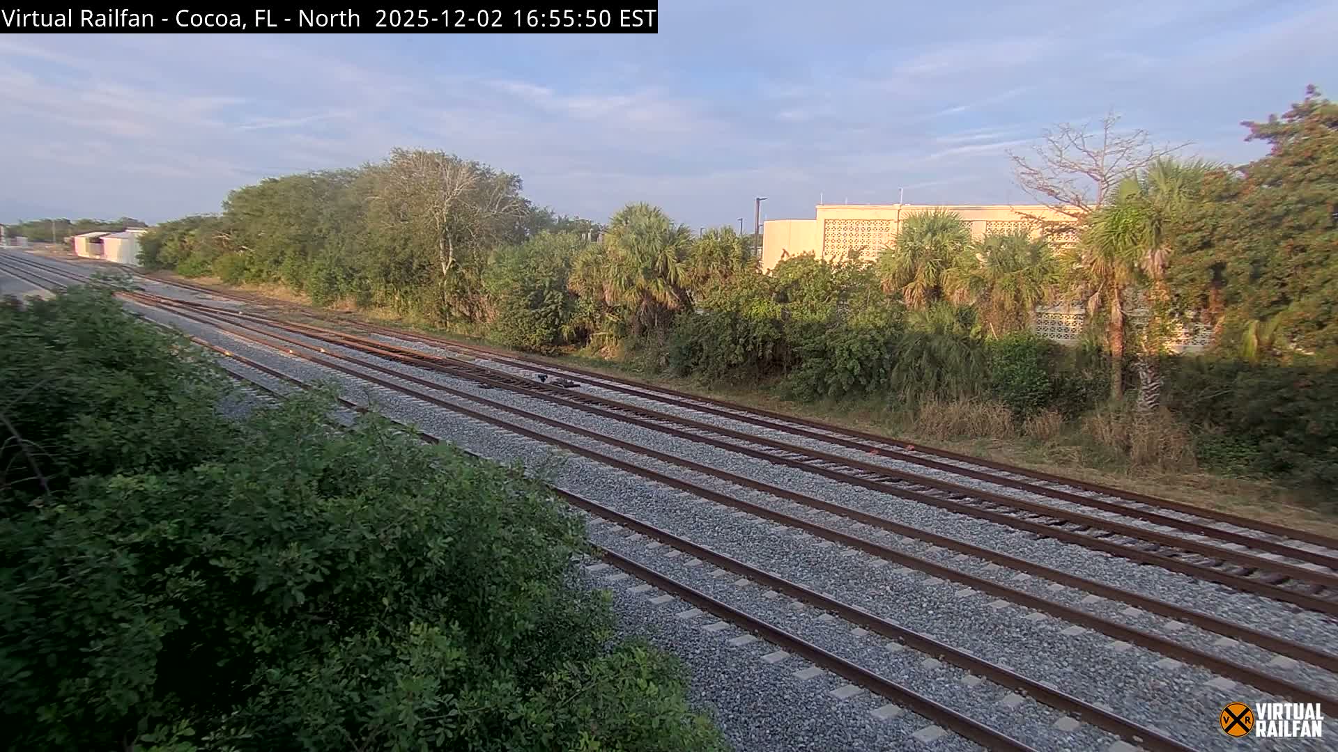 Cocoa, Florida East Coast Railway Brightline Live Cam - Cocoa, Brevard, Florida, USA