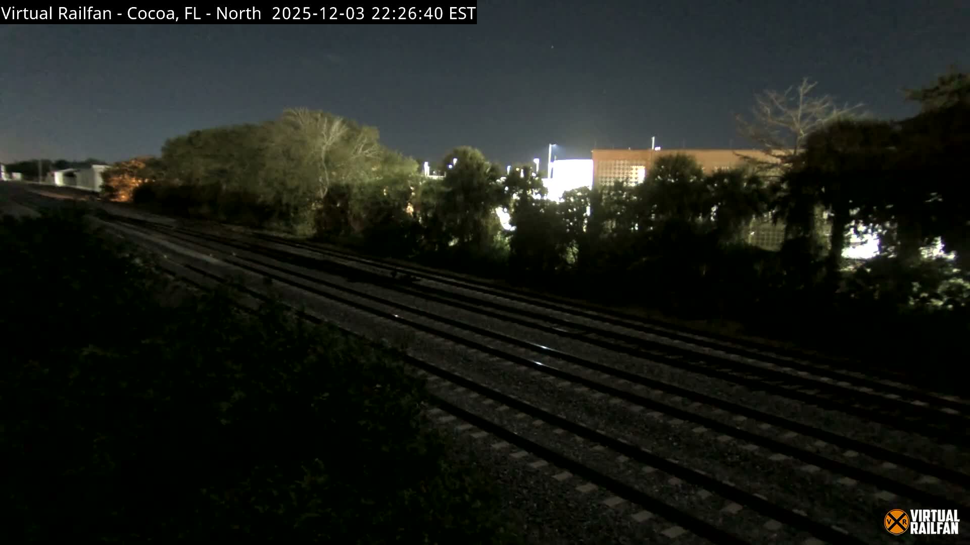 Cocoa, Florida East Coast Railway Brightline Live Cam - Cocoa, Brevard, Florida, USA