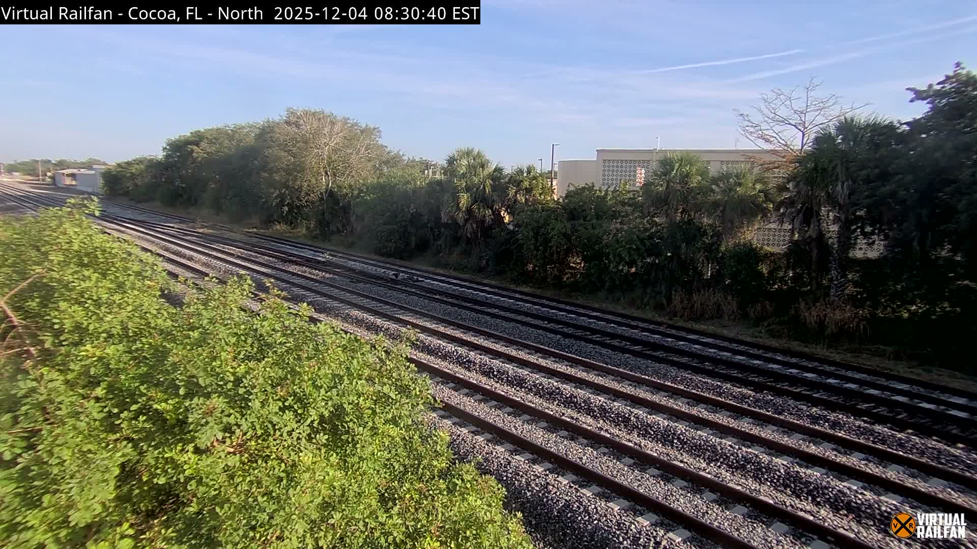 Cocoa, Florida East Coast Railway Brightline Live Cam - Cocoa, Brevard, Florida, USA