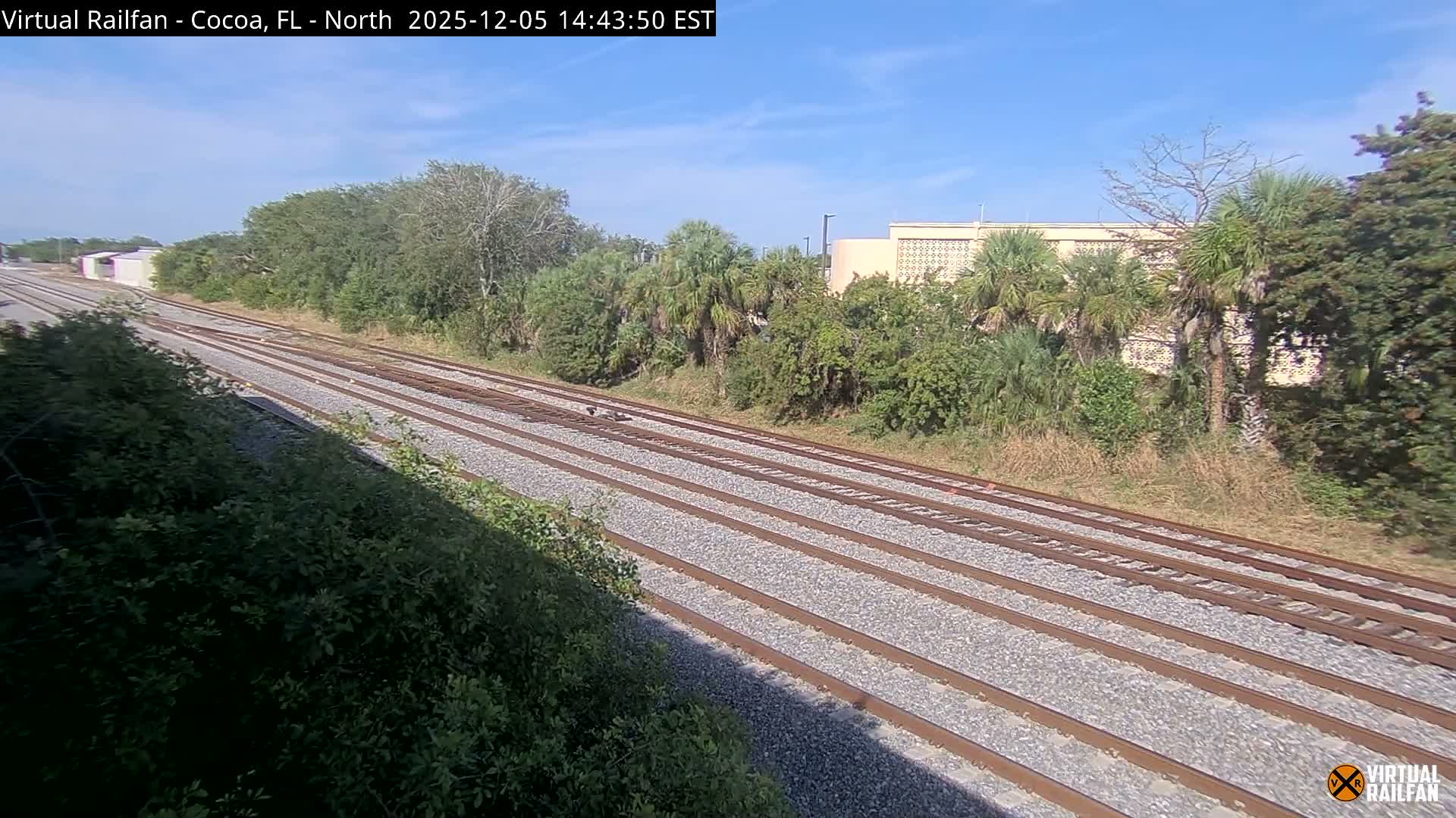 Cocoa, Florida East Coast Railway Brightline Live Cam - Cocoa, Brevard, Florida, USA