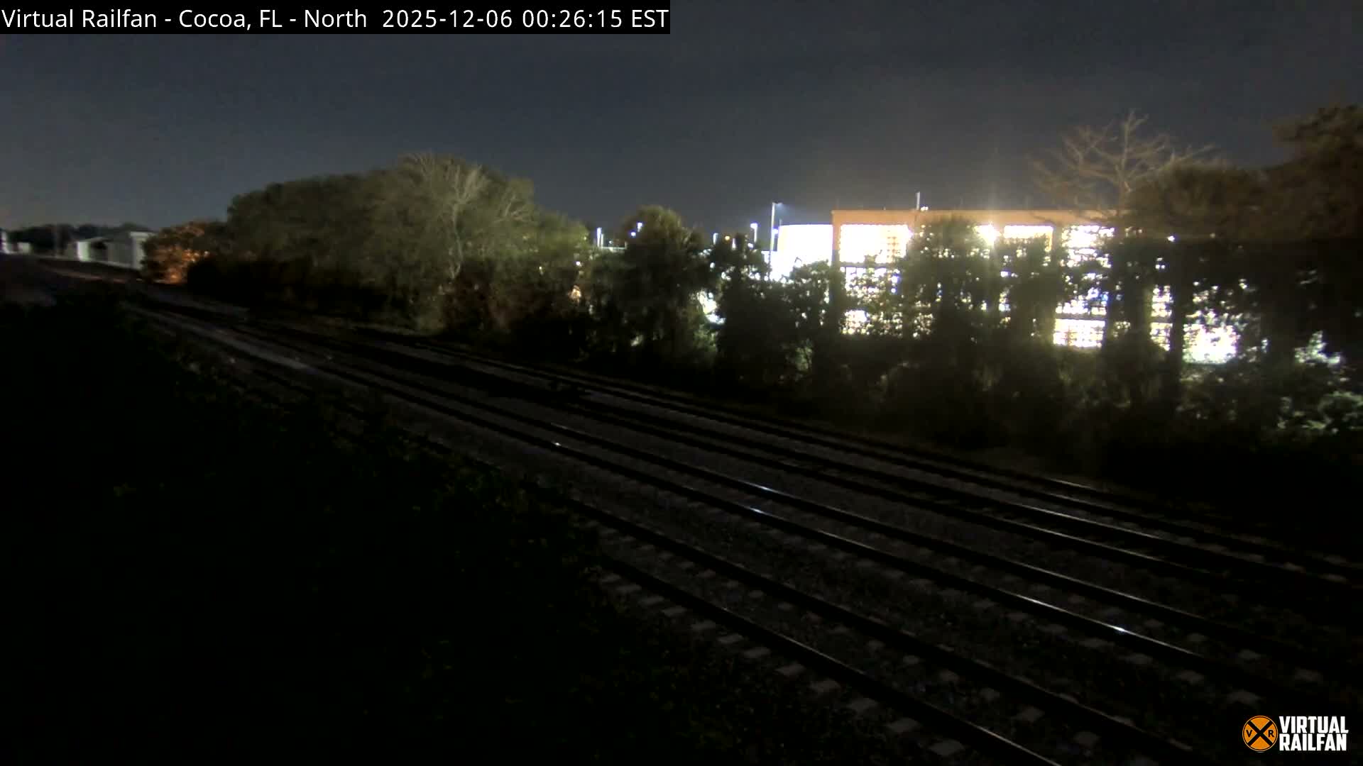 Cocoa, Florida East Coast Railway Brightline Live Cam - Cocoa, Brevard, Florida, USA