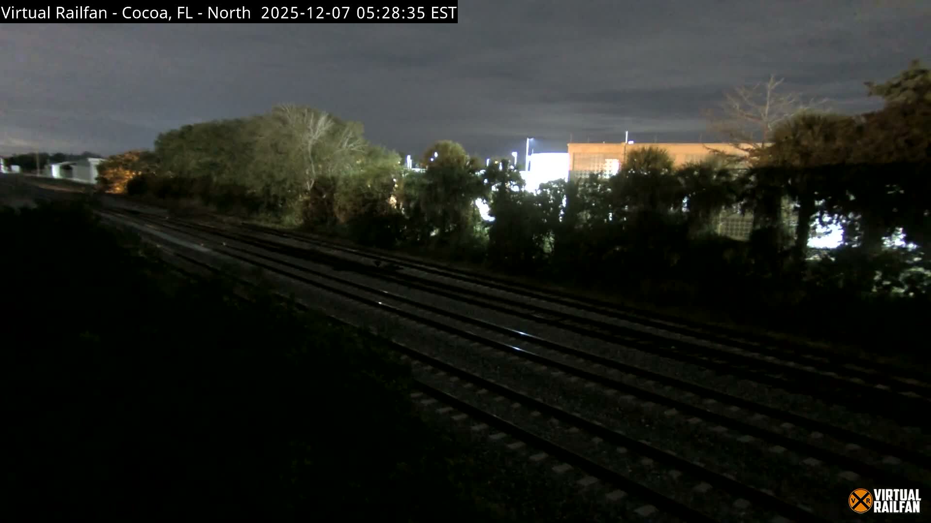 Cocoa, Florida East Coast Railway Brightline Live Cam - Cocoa, Brevard, Florida, USA