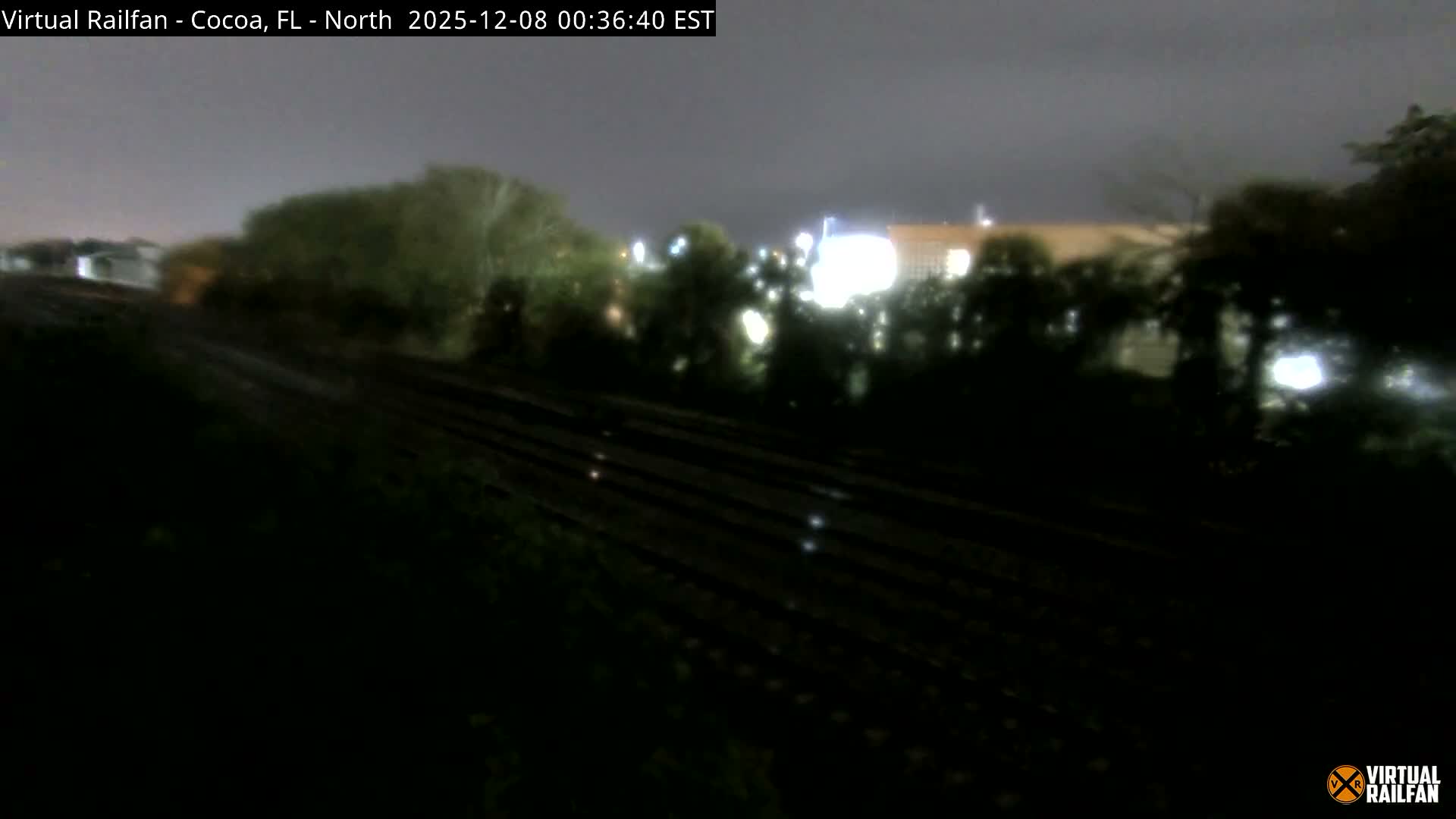 Cocoa, Florida East Coast Railway Brightline Live Cam - Cocoa, Brevard, Florida, USA