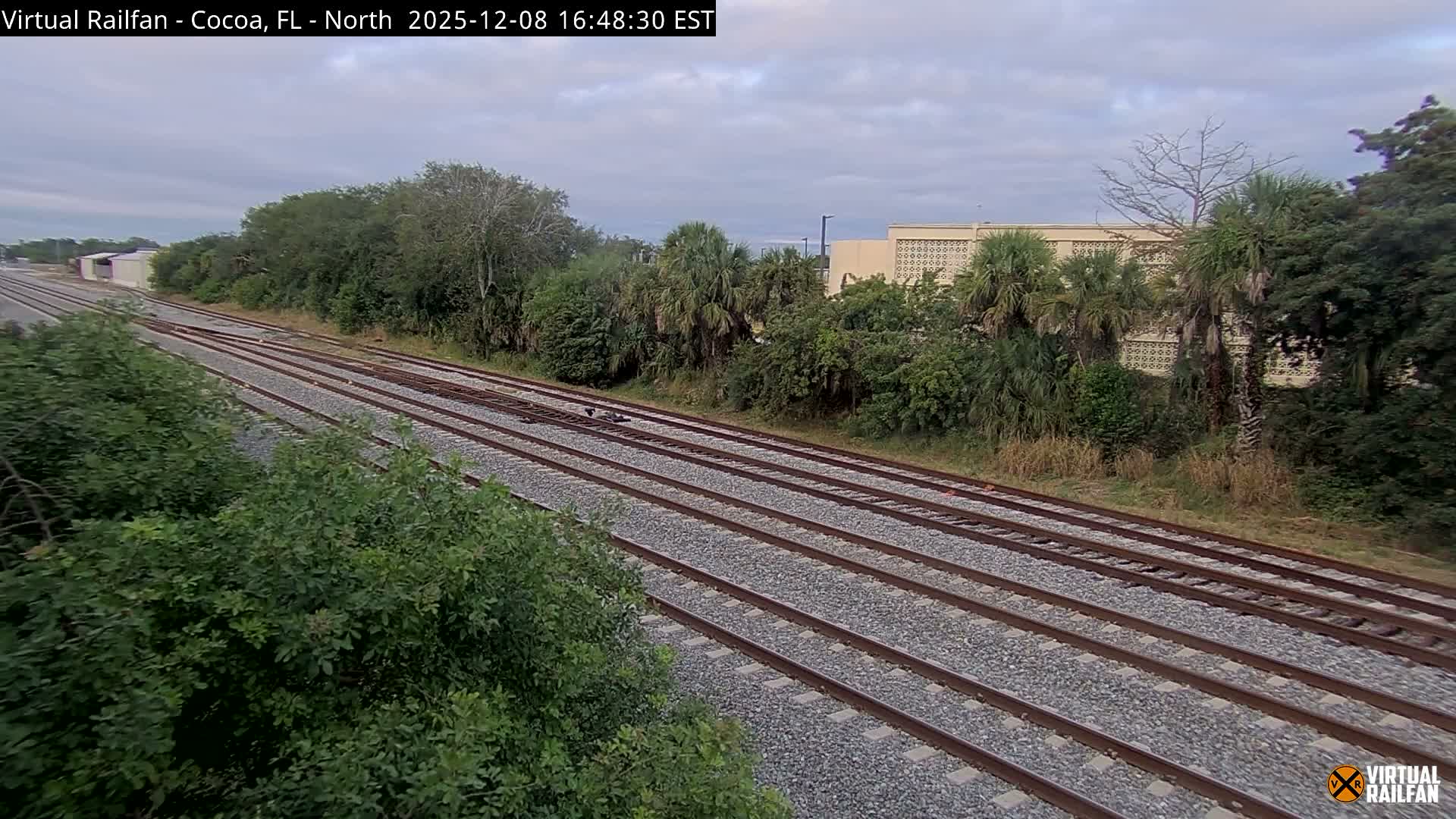 Cocoa, Florida East Coast Railway Brightline Live Cam - Cocoa, Brevard, Florida, USA