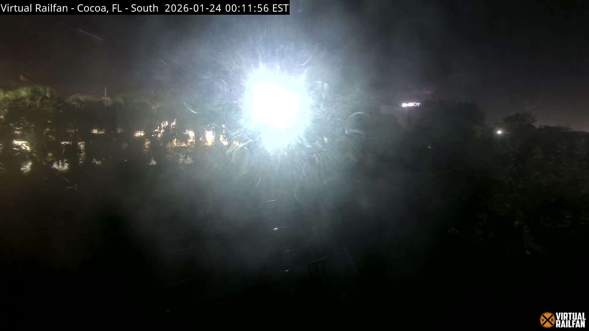 Cocoa, Florida East Coast Railway Brightline Live Cam - Cocoa, Brevard, Florida, USA