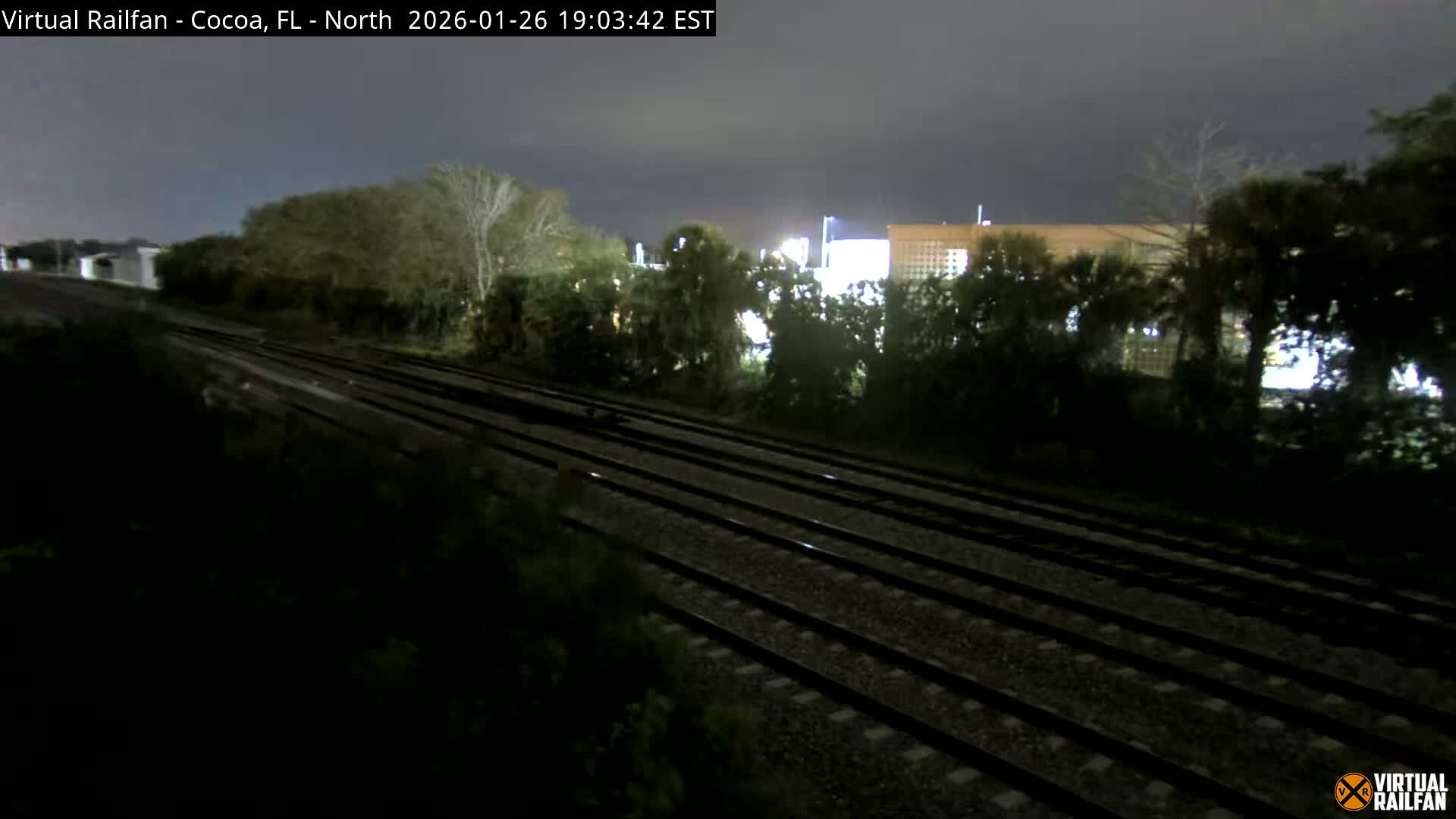 Cocoa, Florida East Coast Railway Brightline Live Cam - Cocoa, Brevard, Florida, USA