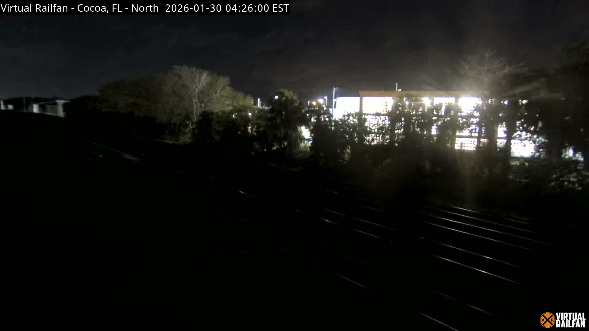 Cocoa, Florida East Coast Railway Brightline Live Cam - Cocoa, Brevard, Florida, USA