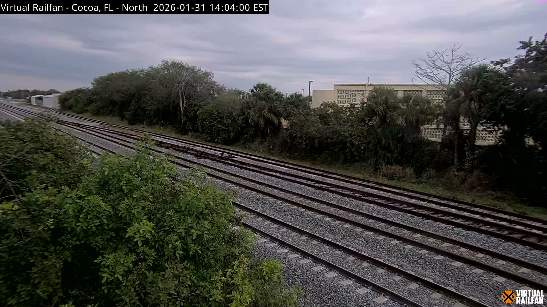 Cocoa, Florida East Coast Railway Brightline Live Cam - Cocoa, Brevard, Florida, USA