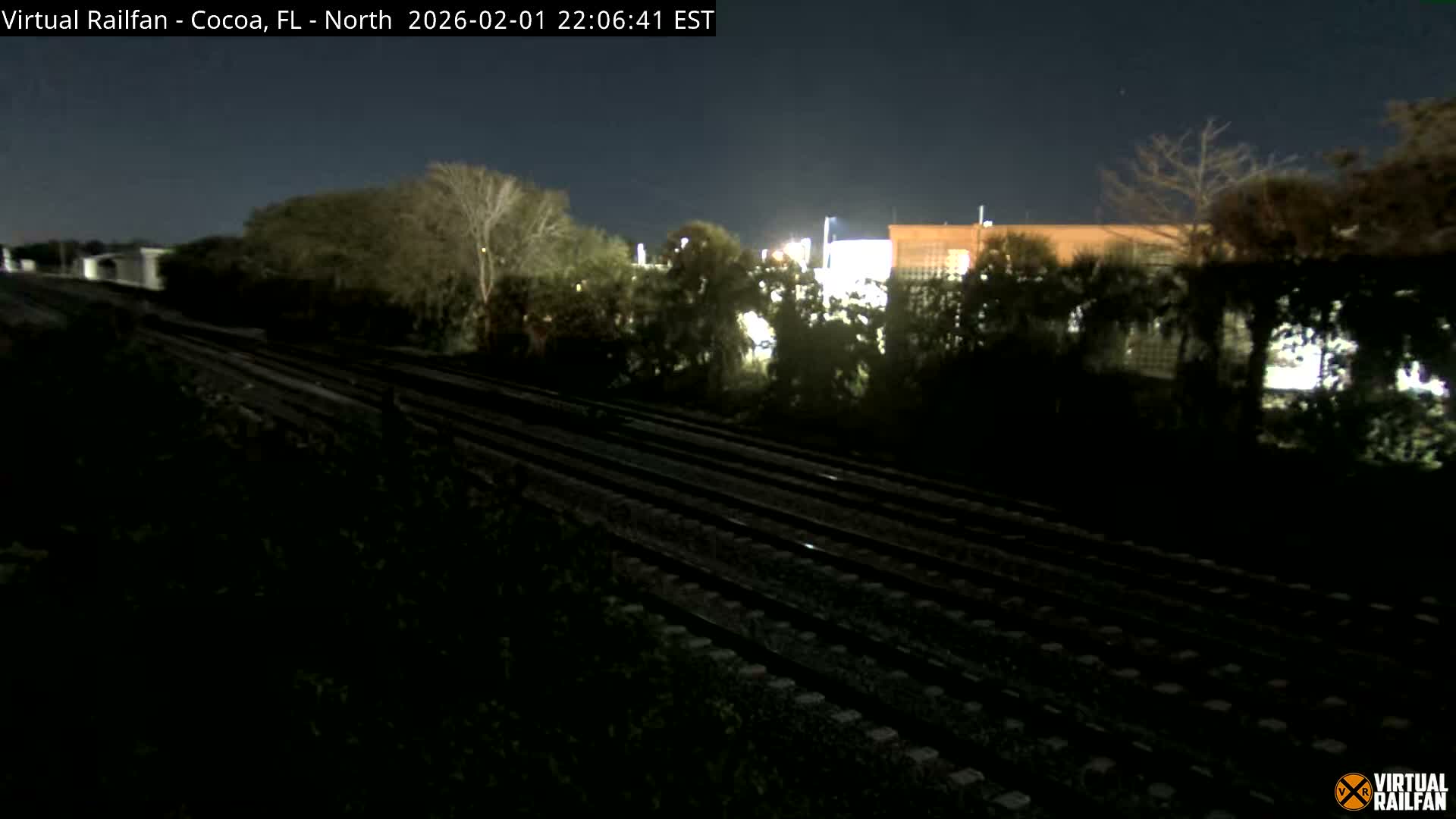 Cocoa, Florida East Coast Railway Brightline Live Cam - Cocoa, Brevard, Florida, USA