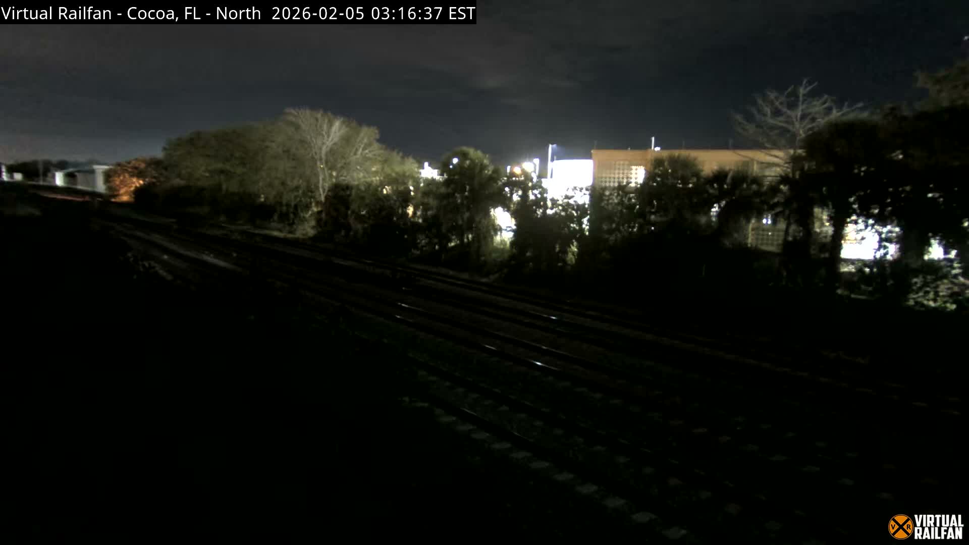 Cocoa, Florida East Coast Railway Brightline Live Cam - Cocoa, Brevard, Florida, USA