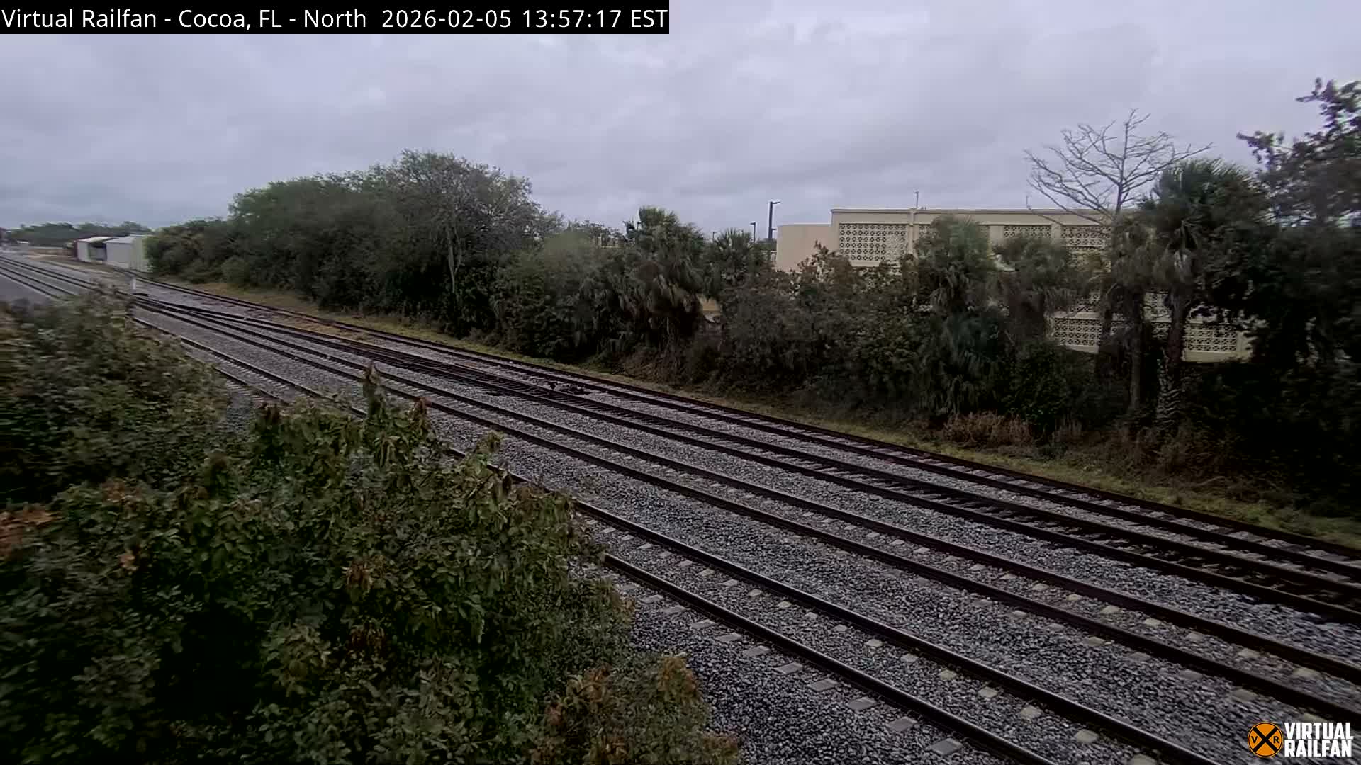 Cocoa, Florida East Coast Railway Brightline Live Cam - Cocoa, Brevard, Florida, USA