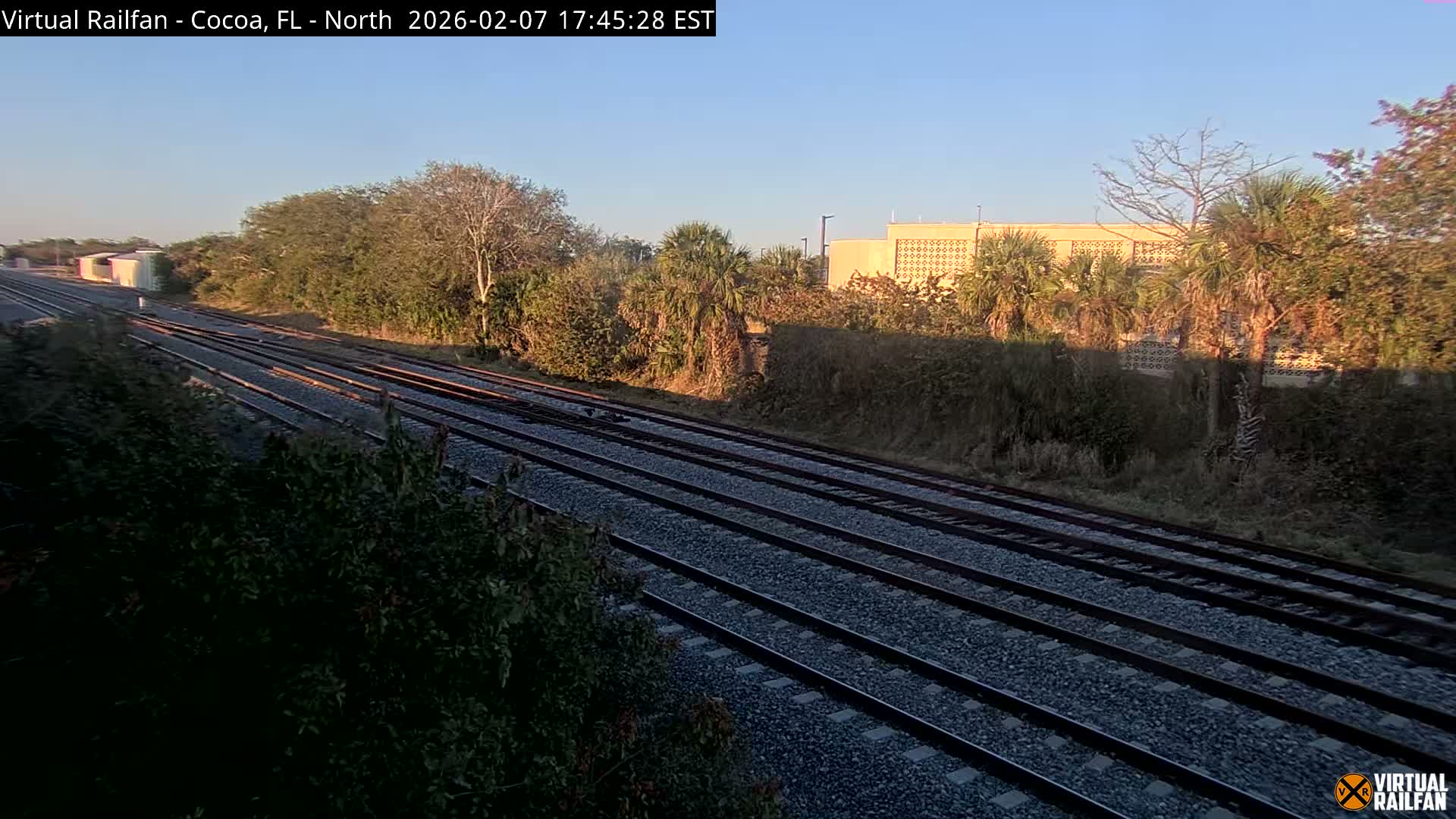 Cocoa, Florida East Coast Railway Brightline Live Cam - Cocoa, Brevard, Florida, USA
