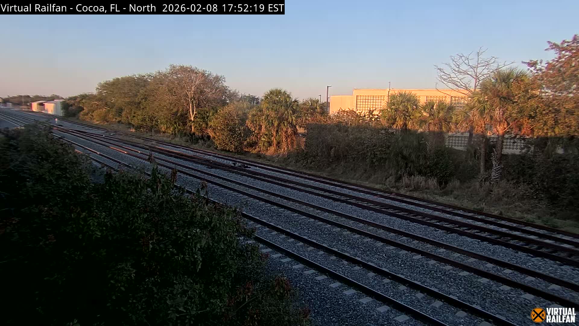 Cocoa, Florida East Coast Railway Brightline Live Cam - Cocoa, Brevard, Florida, USA