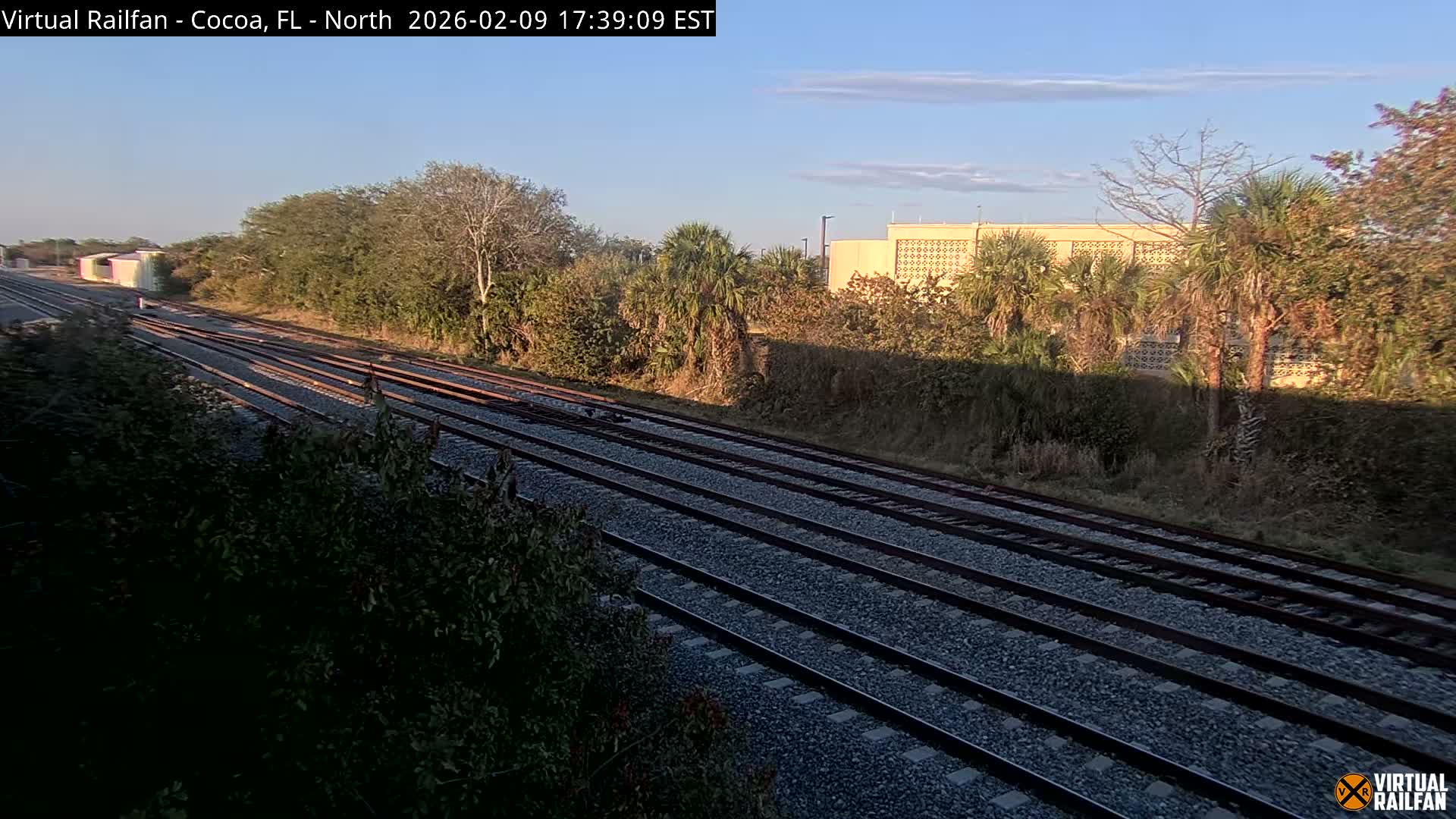 Cocoa, Florida East Coast Railway Brightline Live Cam - Cocoa, Brevard, Florida, USA
