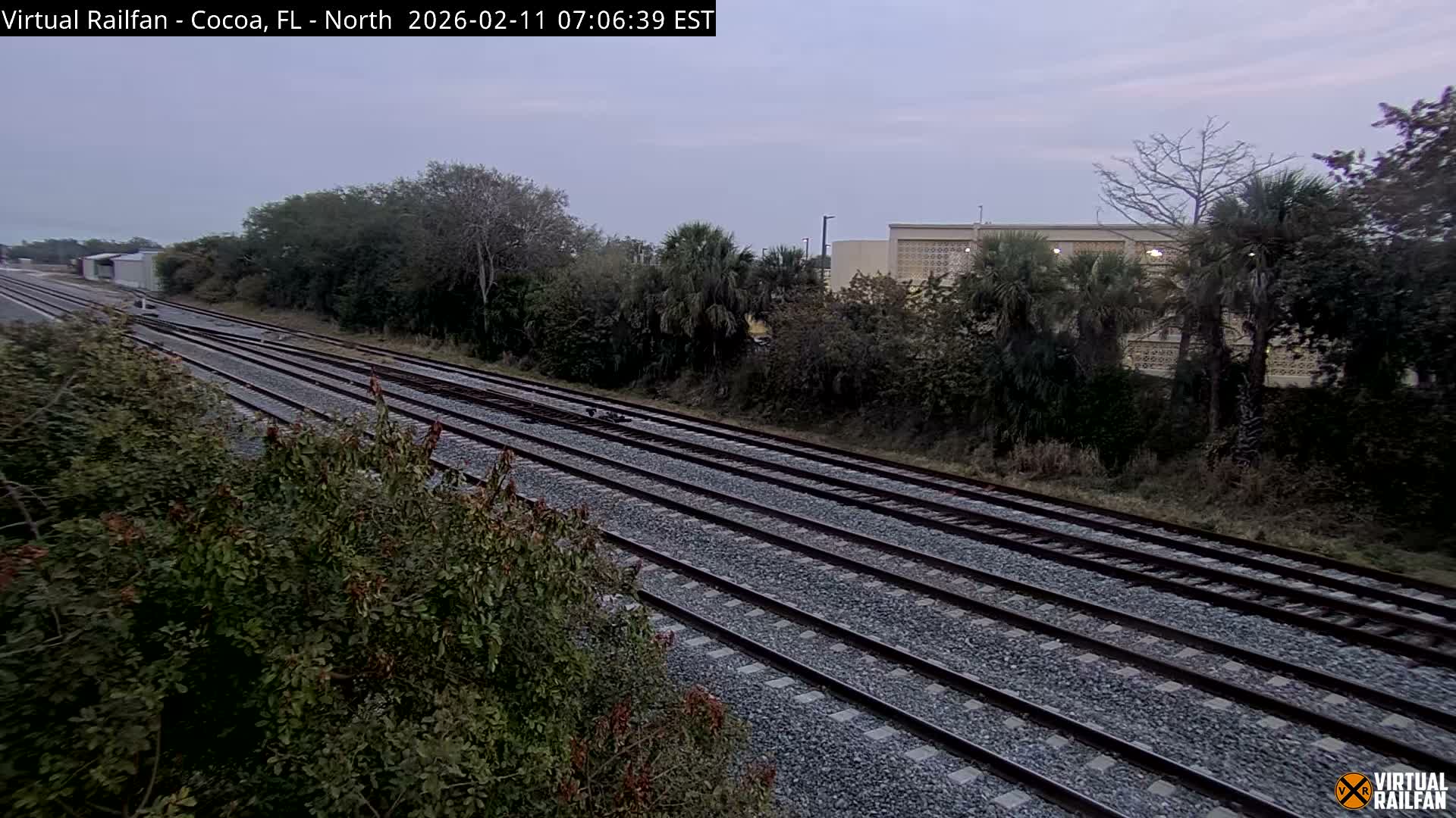 Cocoa, Florida East Coast Railway Brightline Live Cam - Cocoa, Brevard, Florida, USA