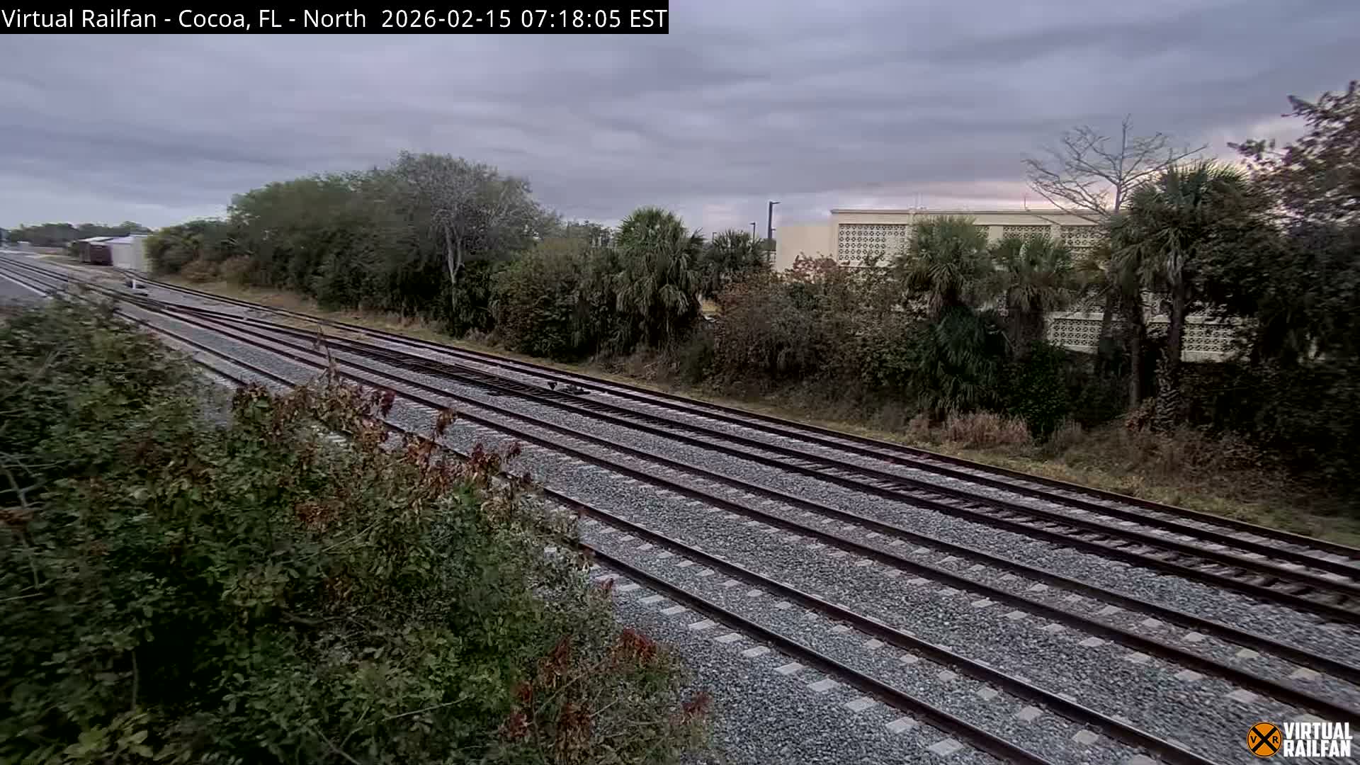 Cocoa, Florida East Coast Railway Brightline Live Cam - Cocoa, Brevard, Florida, USA