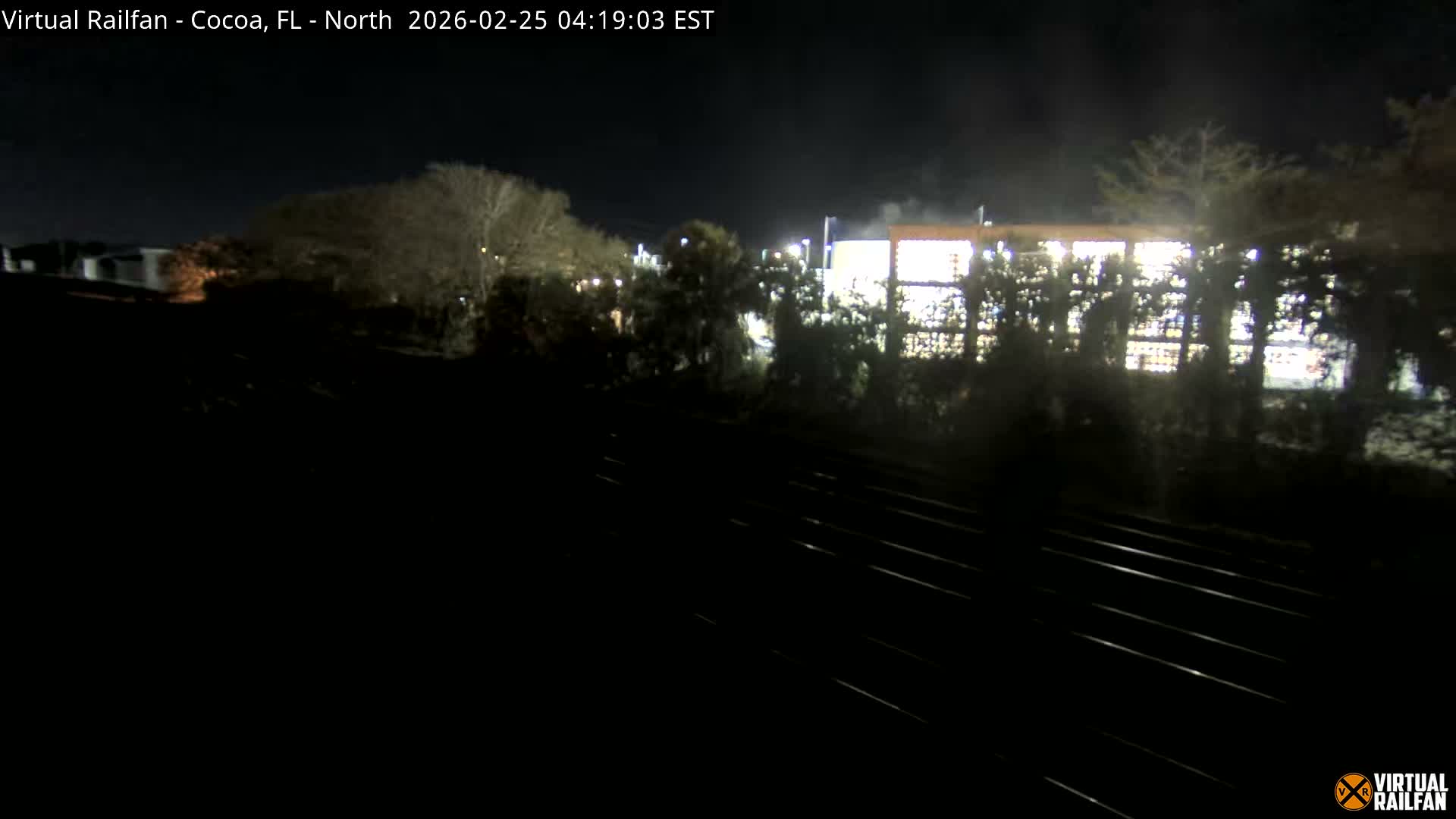 Cocoa, Florida East Coast Railway Brightline Live Cam - Cocoa, Brevard, Florida, USA