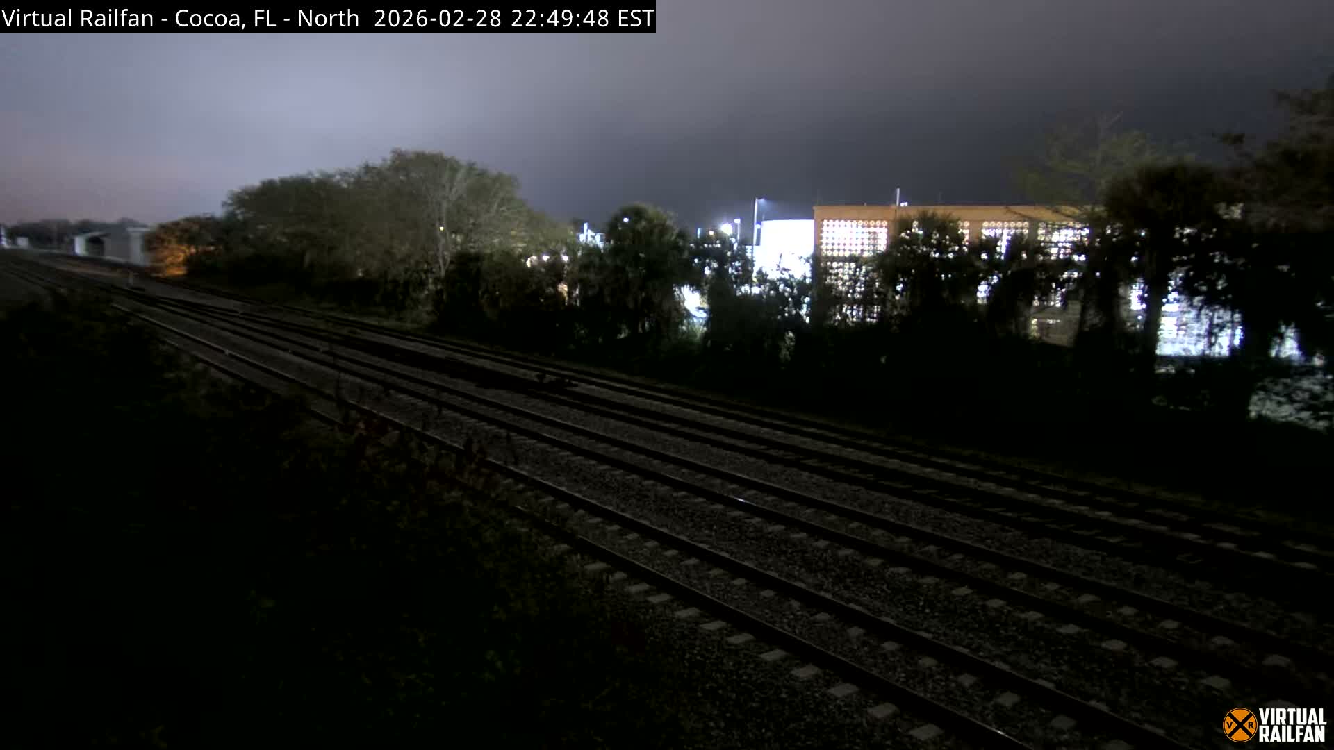 Cocoa, Florida East Coast Railway Brightline Live Cam - Cocoa, Brevard, Florida, USA