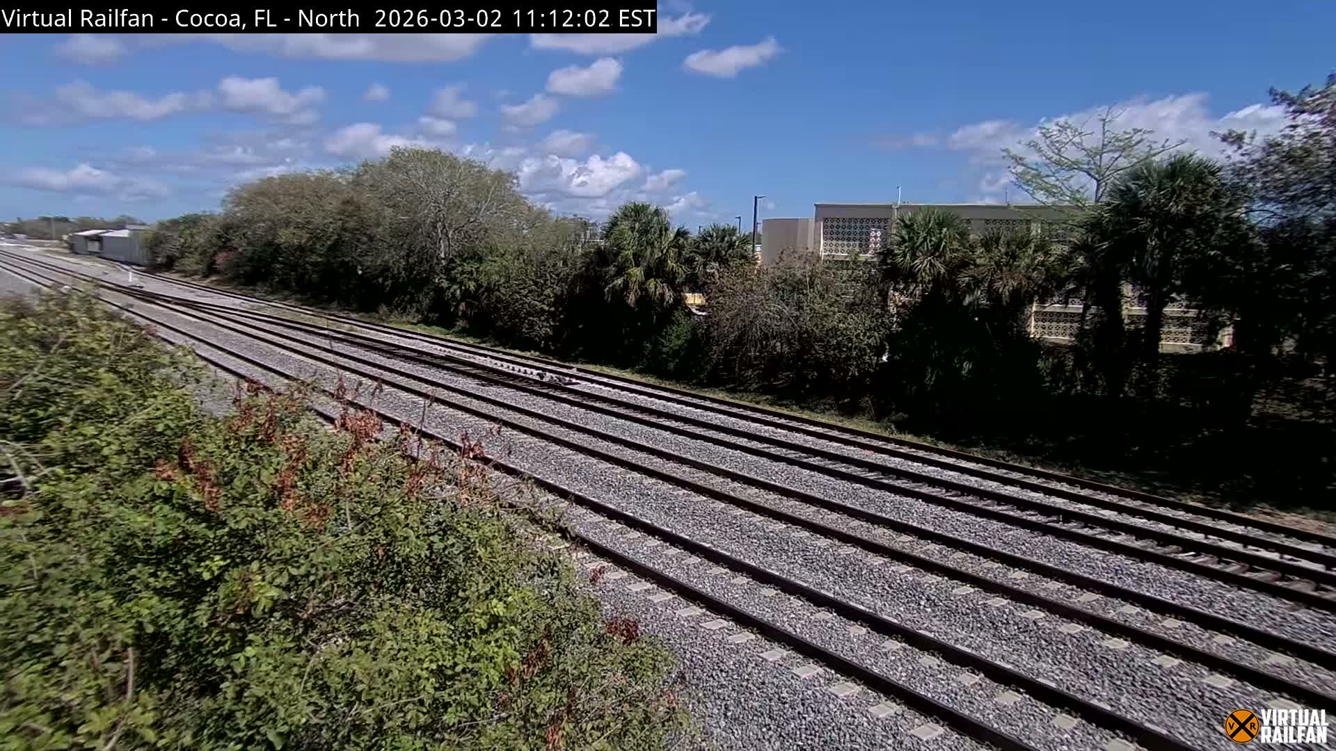 Cocoa, Florida East Coast Railway Brightline Live Cam - Cocoa, Brevard, Florida, USA