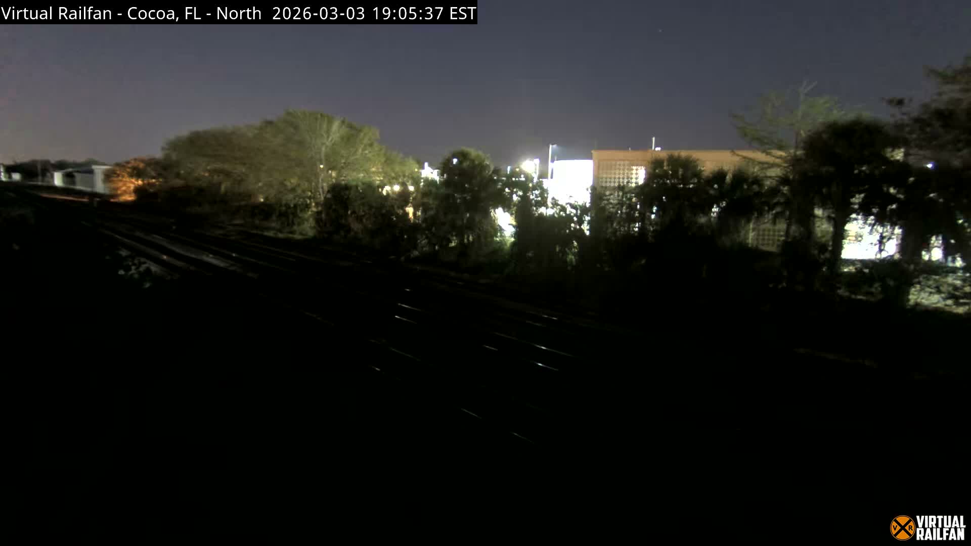 Cocoa, Florida East Coast Railway Brightline Live Cam - Cocoa, Brevard, Florida, USA