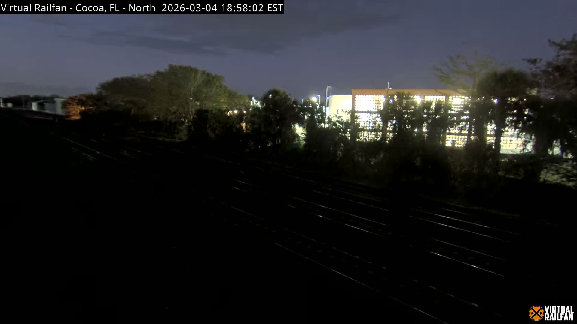 Cocoa, Florida East Coast Railway Brightline Live Cam - Cocoa, Brevard, Florida, USA