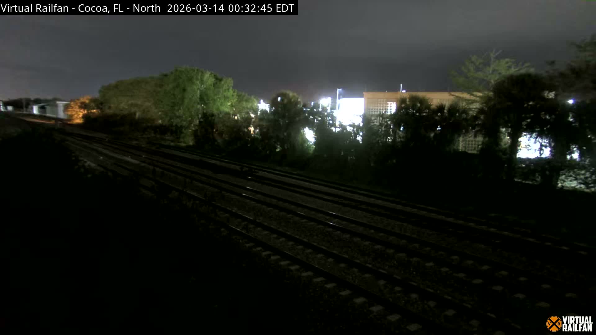 Cocoa, Florida East Coast Railway Brightline Live Cam - Cocoa, Brevard, Florida, USA