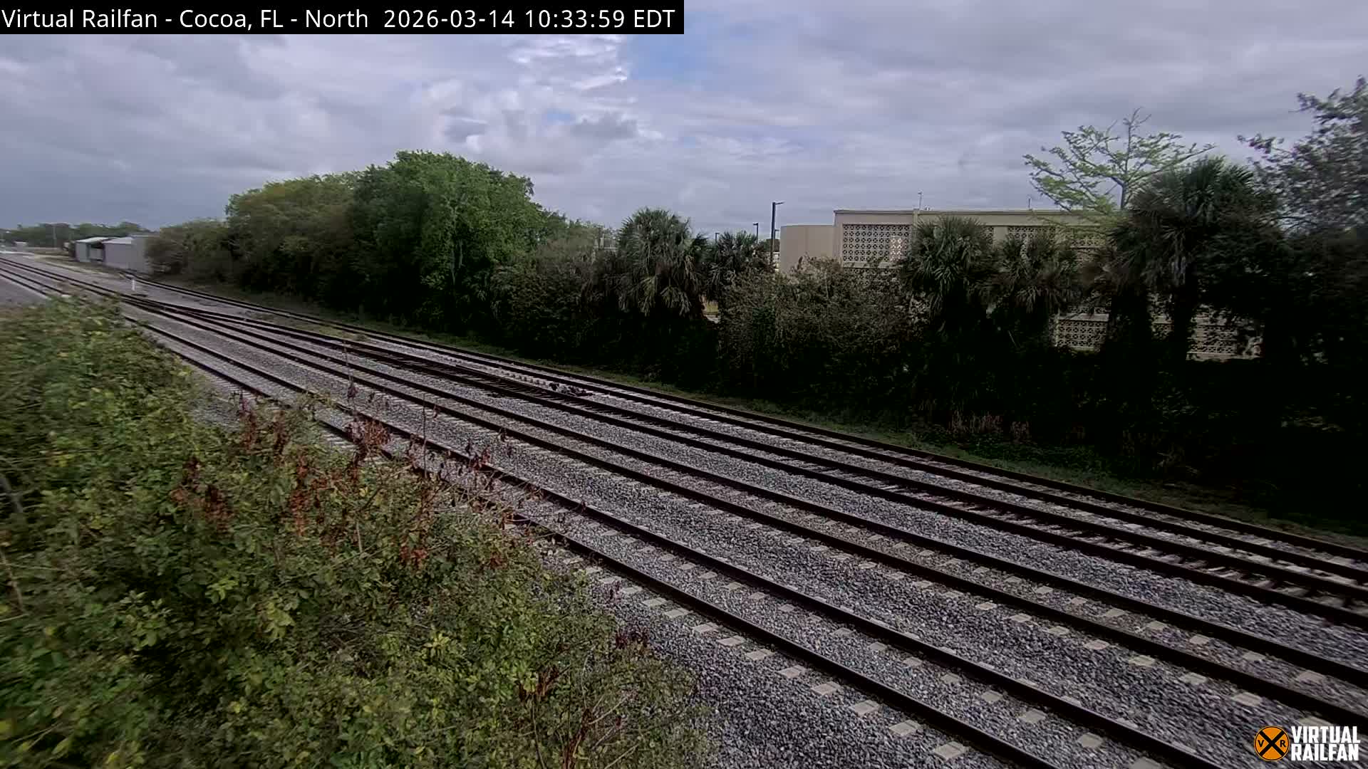 Cocoa, Florida East Coast Railway Brightline Live Cam - Cocoa, Brevard, Florida, USA