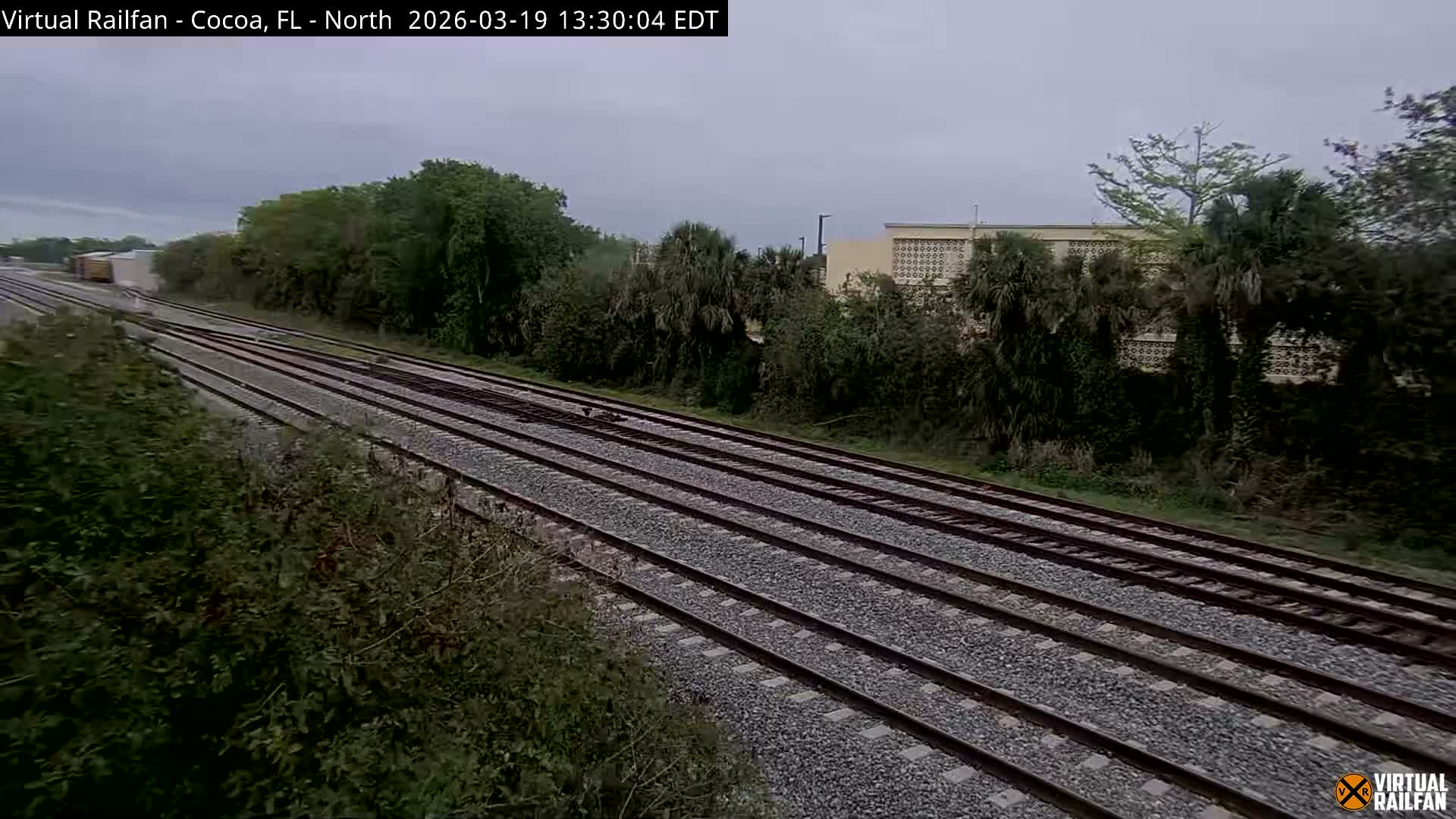 Cocoa, Florida East Coast Railway Brightline Live Cam - Cocoa, Brevard, Florida, USA