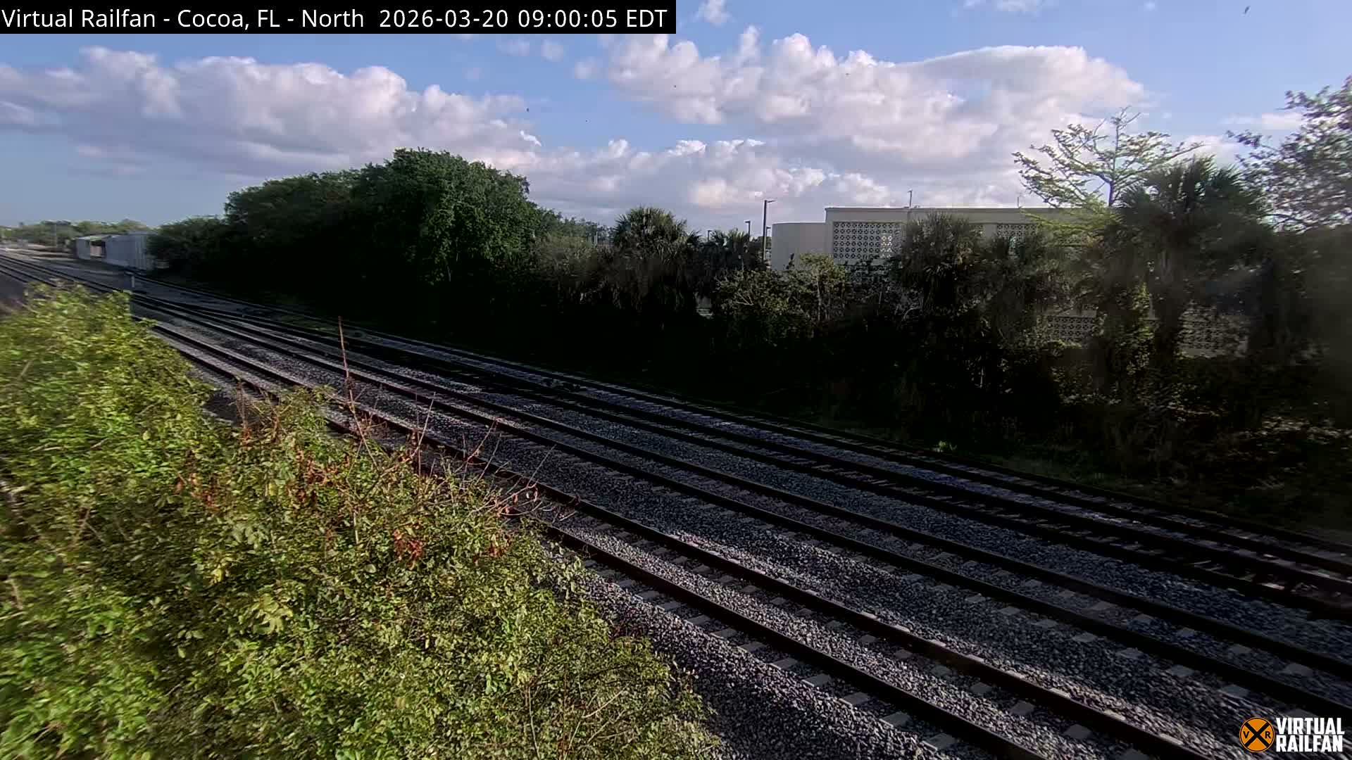 Cocoa, Florida East Coast Railway Brightline Live Cam - Cocoa, Brevard, Florida, USA