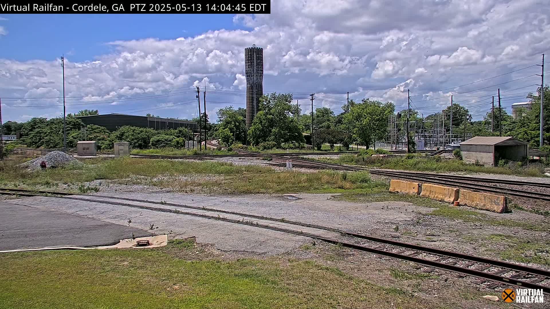 Cordele Railway Park &  CSX/NS&NOG Trains Junction Live Cam - Cordele, Crisp, Georgia, USA | Virtual Railfan  LIVE ! 2025-03-09 23:19