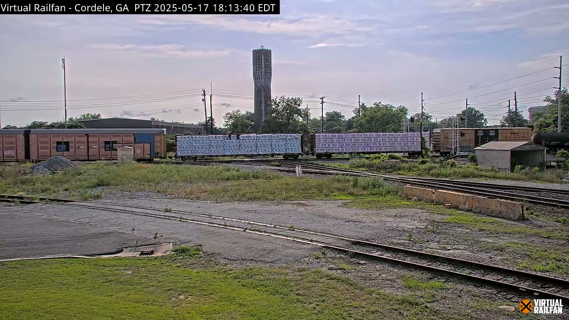 Cordele Railway Park &  CSX/NS&NOG Trains Junction Live Cam - Cordele, Crisp, Georgia, USA | Virtual Railfan  LIVE ! 2025-03-09 23:19