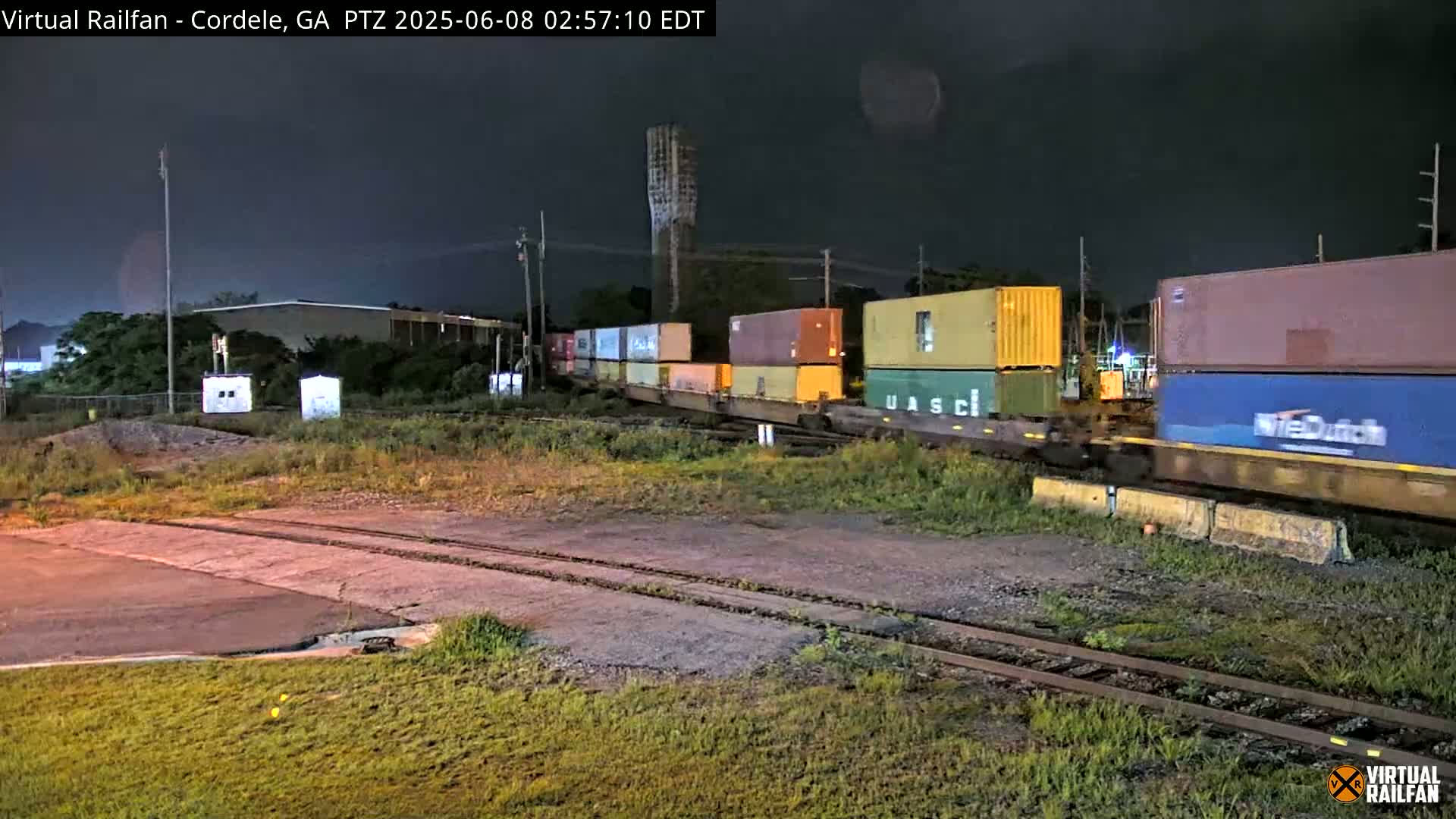 Cordele Railway Park &  CSX/NS&NOG Trains Junction Live Cam - Cordele, Crisp, Georgia, USA | Virtual Railfan  LIVE ! 2025-03-09 23:19