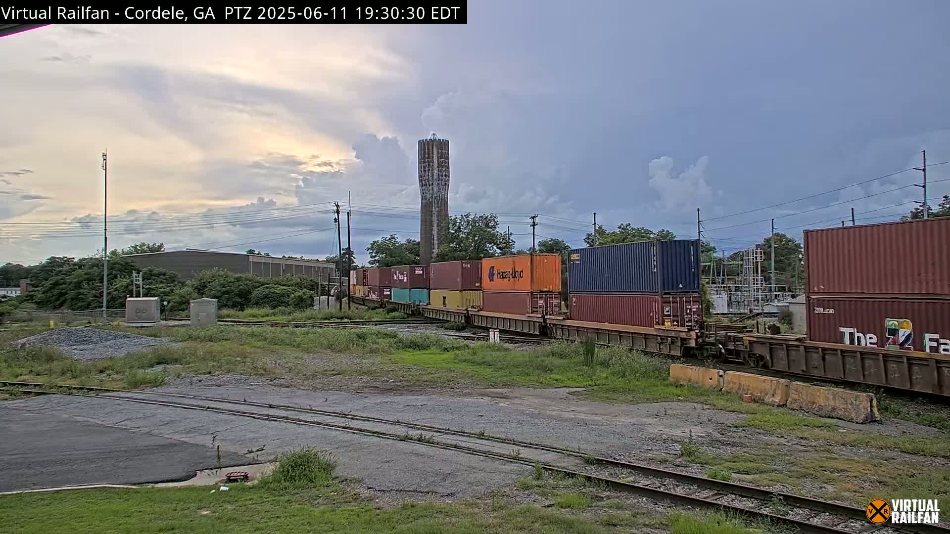 Cordele Railway Park &  CSX/NS&NOG Trains Junction Live Cam - Cordele, Crisp, Georgia, USA | Virtual Railfan  LIVE ! 2025-03-09 23:19