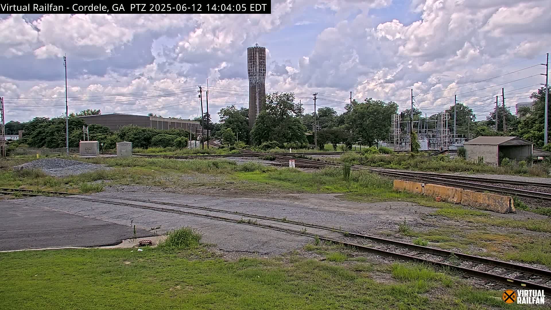Cordele Railway Park &  CSX/NS&NOG Trains Junction Live Cam - Cordele, Crisp, Georgia, USA | Virtual Railfan  LIVE ! 2025-03-09 23:19