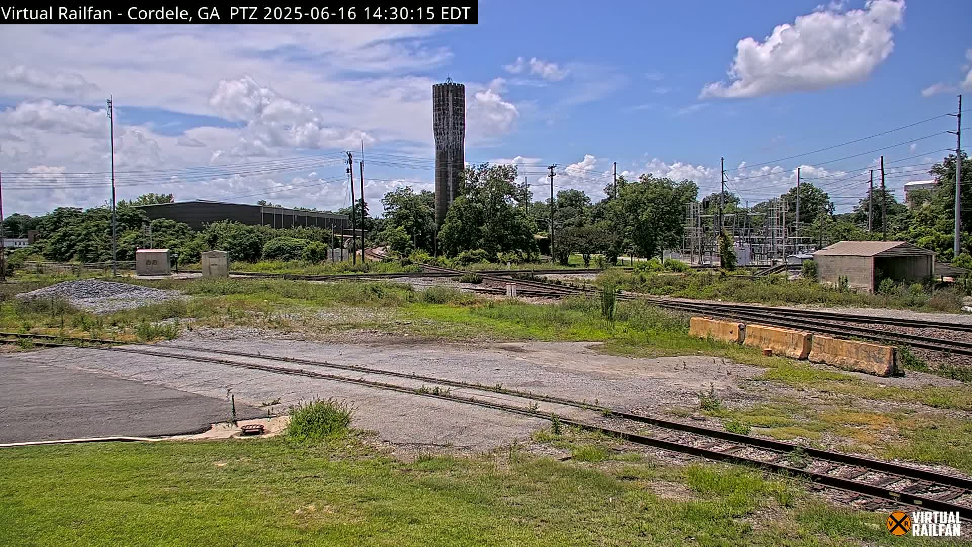 Cordele Railway Park &  CSX/NS&NOG Trains Junction Live Cam - Cordele, Crisp, Georgia, USA | Virtual Railfan  LIVE ! 2025-03-09 23:19